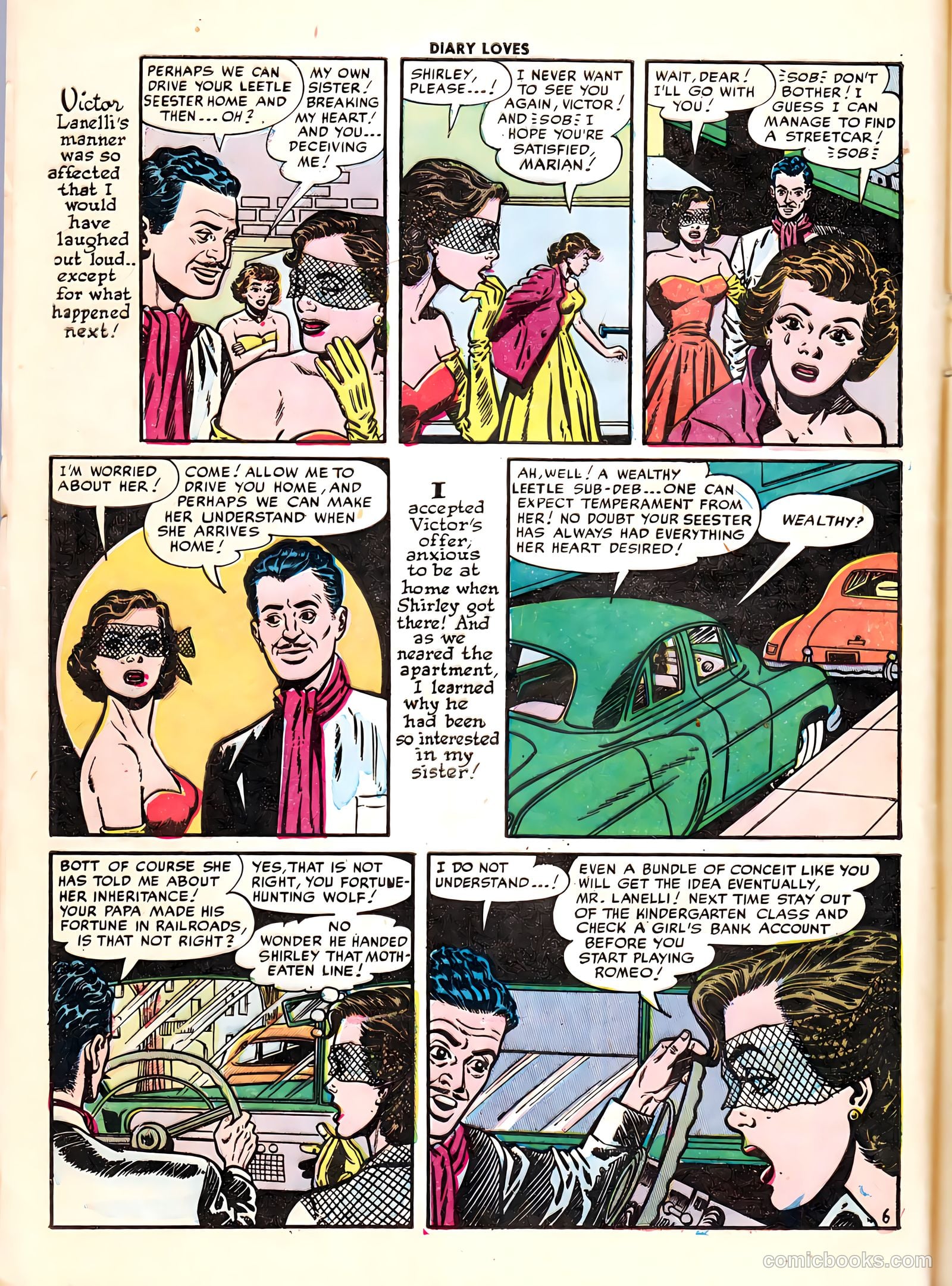 Diary Loves #25 (1952) — page 8 of 36
