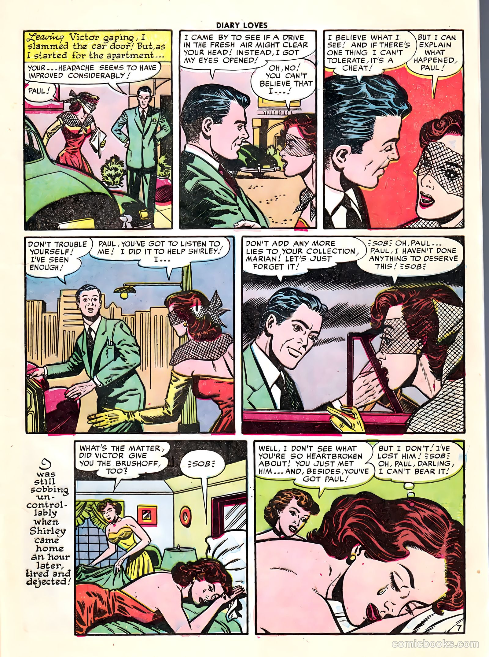 Diary Loves #25 (1952) — page 9 of 36