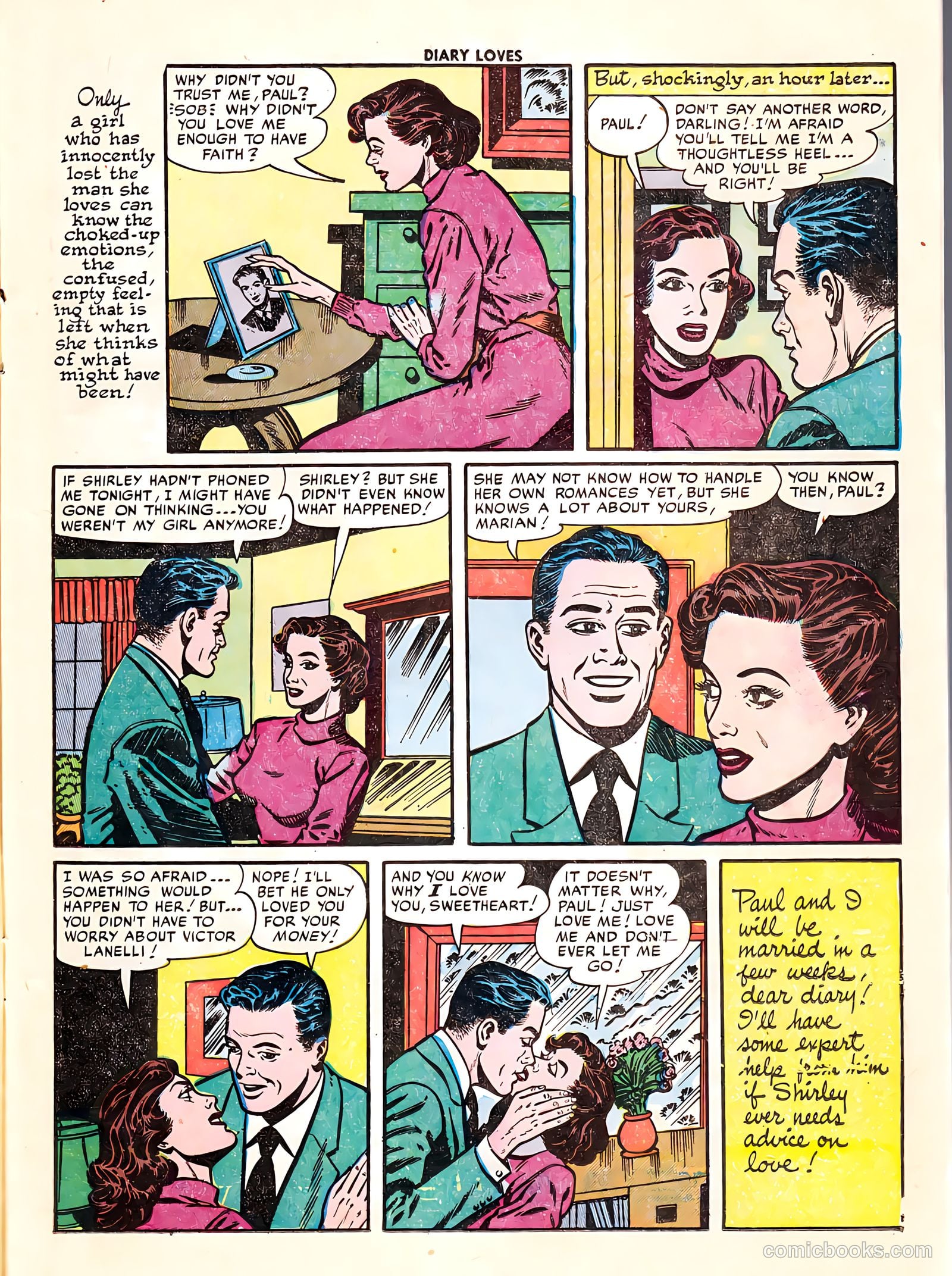 Diary Loves #25 (1952) — page 11 of 36