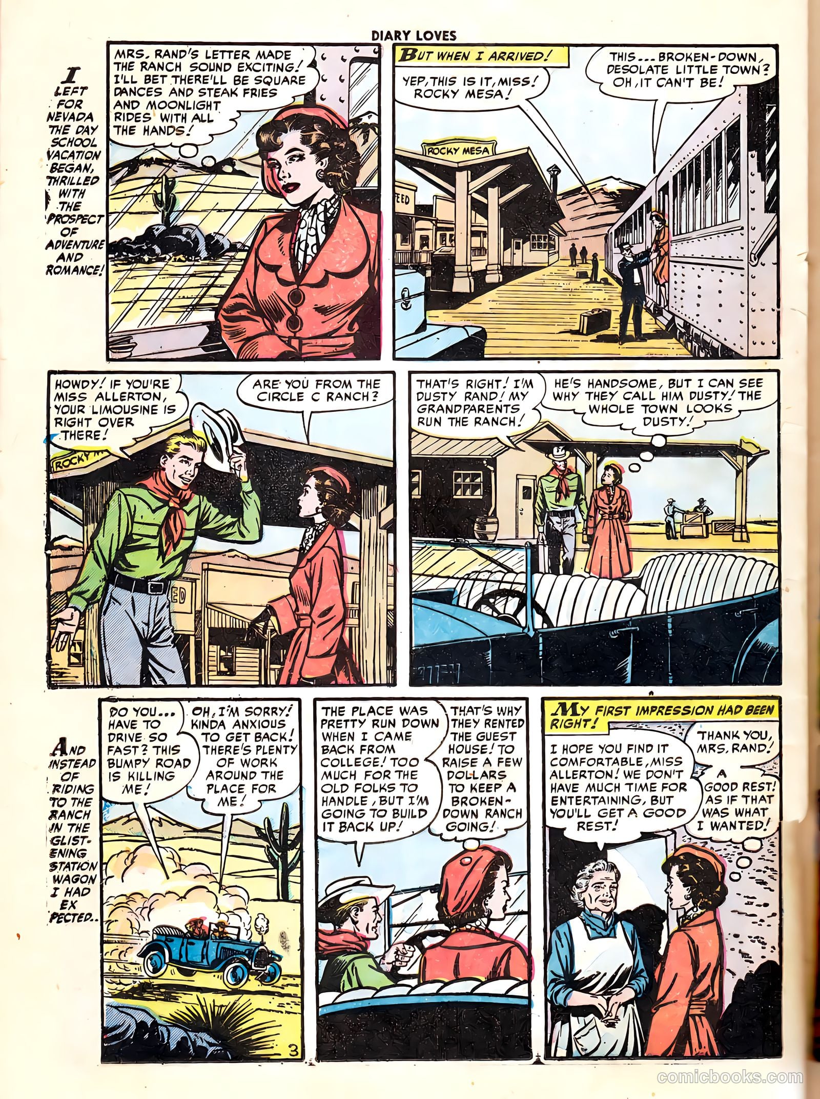 Diary Loves #25 (1952) — page 20 of 36