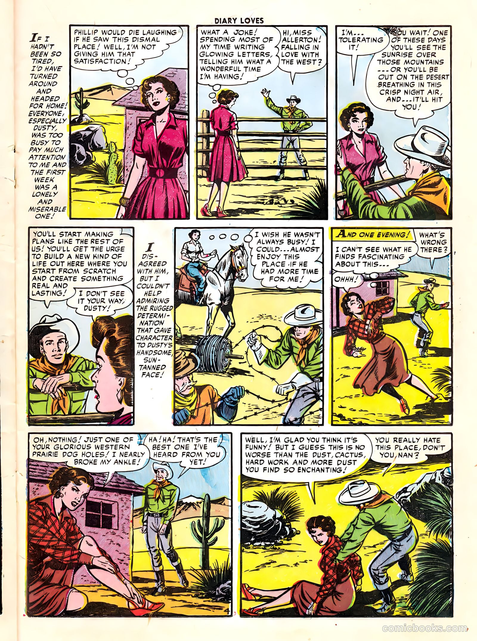 Diary Loves #25 (1952) — page 21 of 36