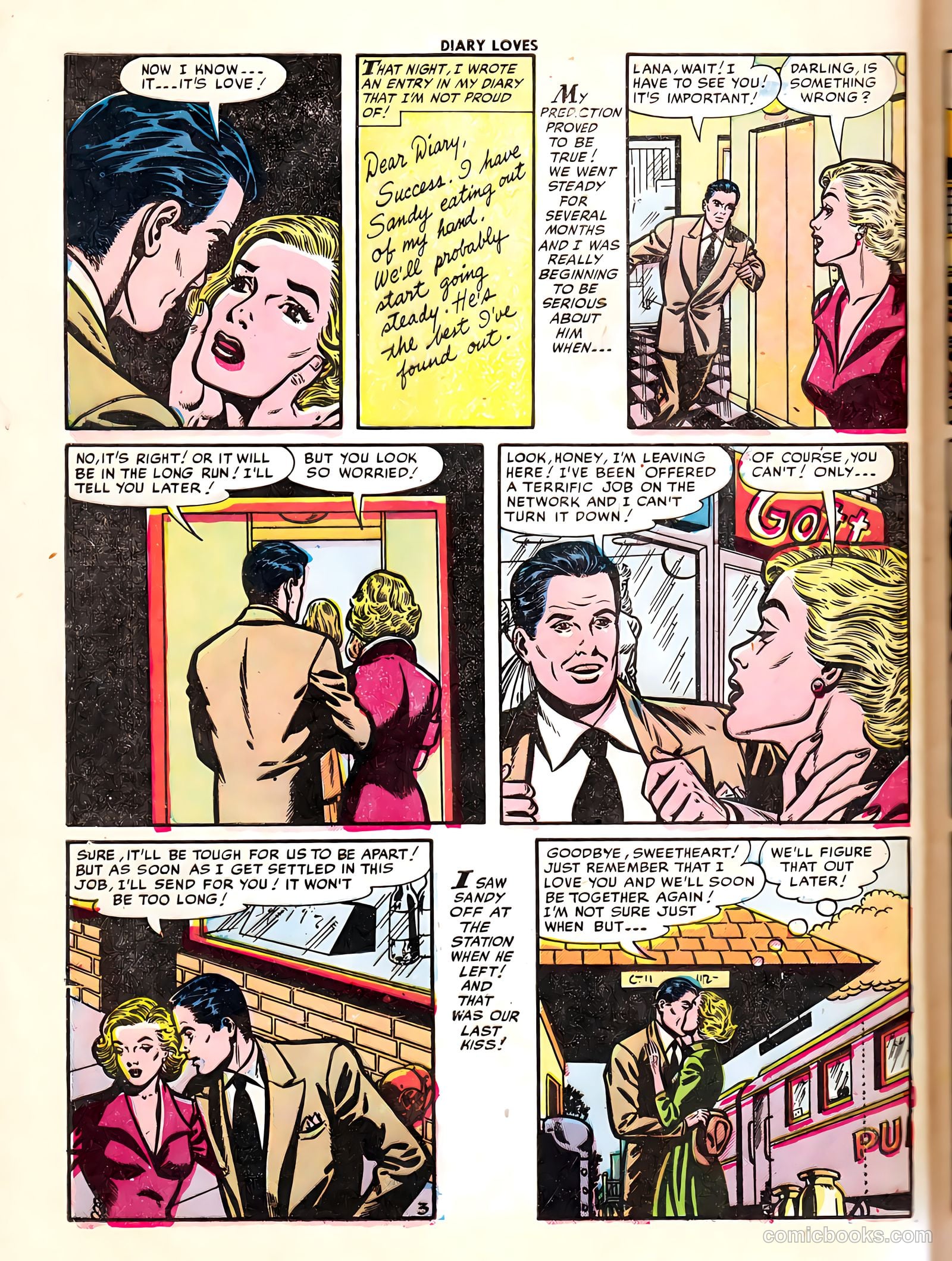 Diary Loves #25 (1952) — page 28 of 36
