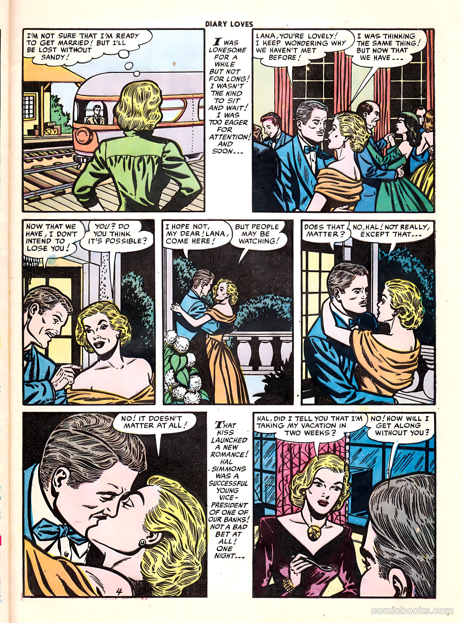 Diary Loves #25 (1952) — page 29 of 36