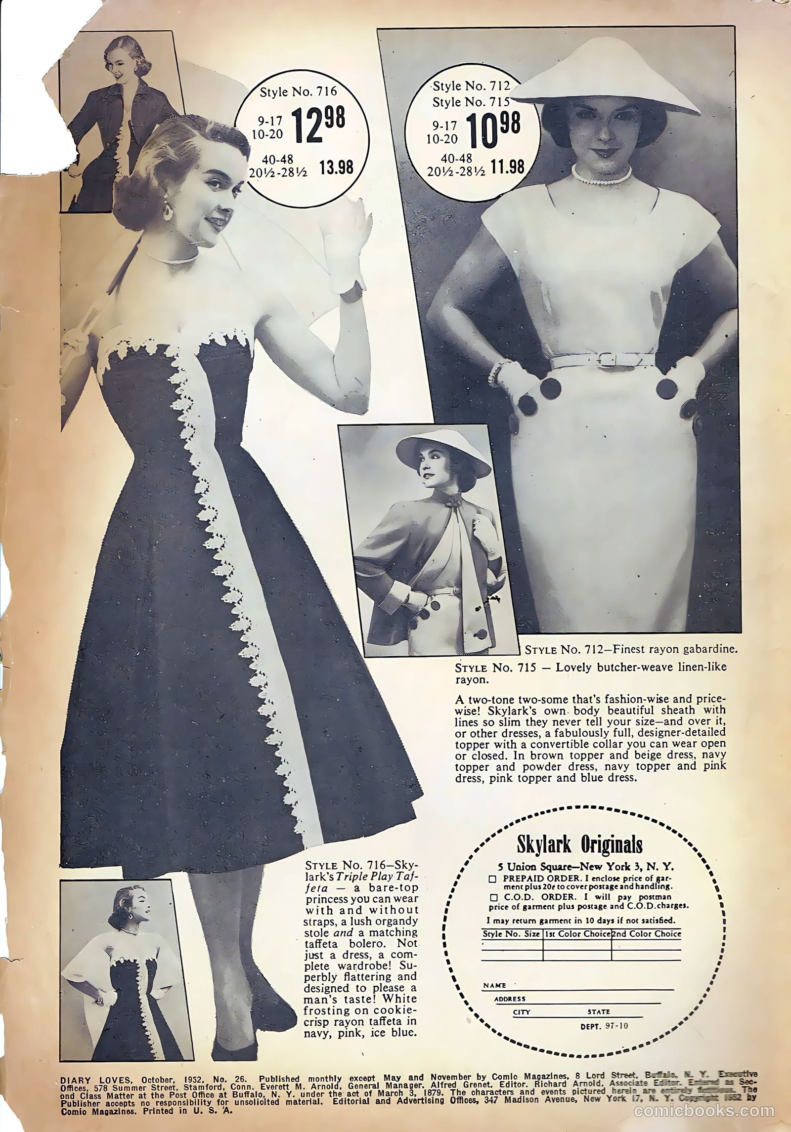 Diary Loves #26 (1952) — page 3 of 37