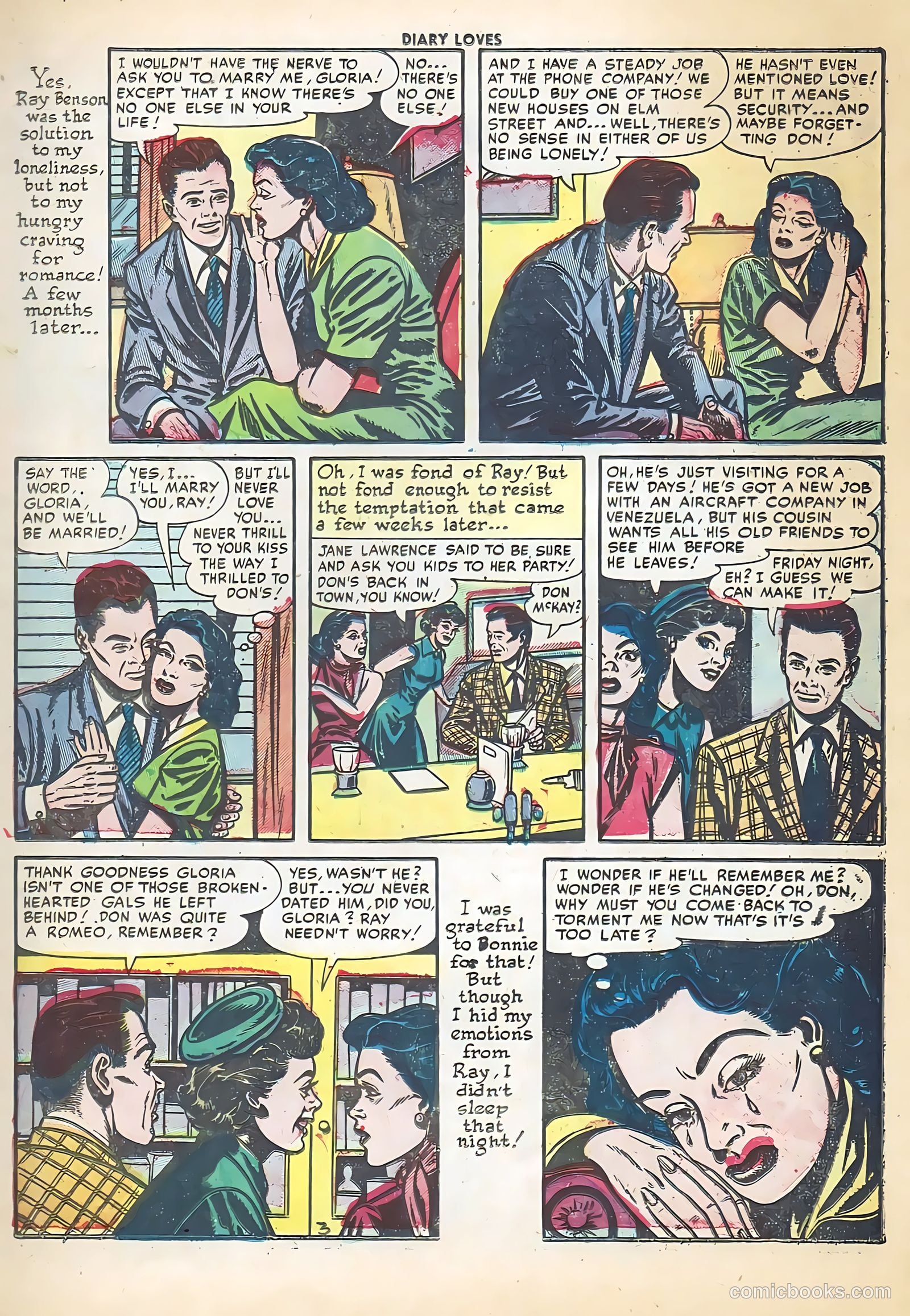 Diary Loves #26 (1952) — page 6 of 37