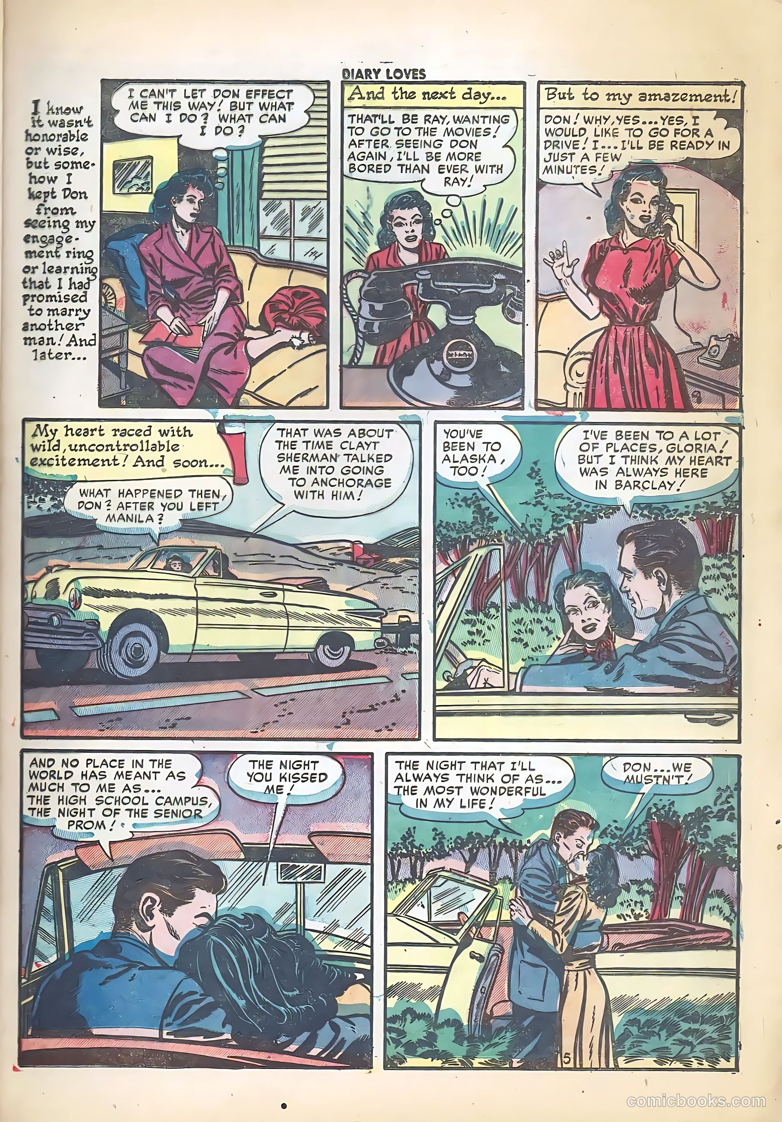 Diary Loves #26 (1952) — page 8 of 37