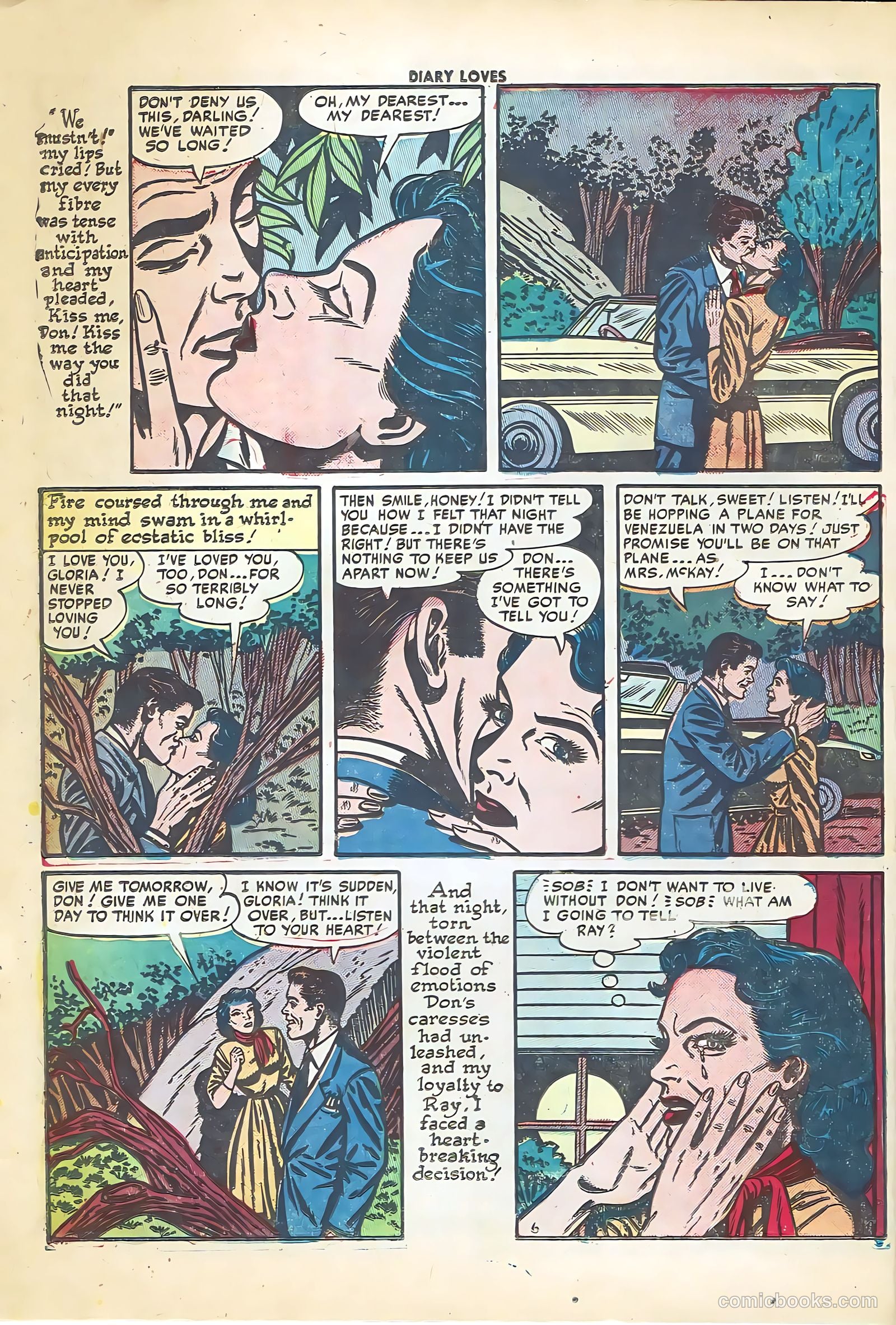 Diary Loves #26 (1952) — page 9 of 37