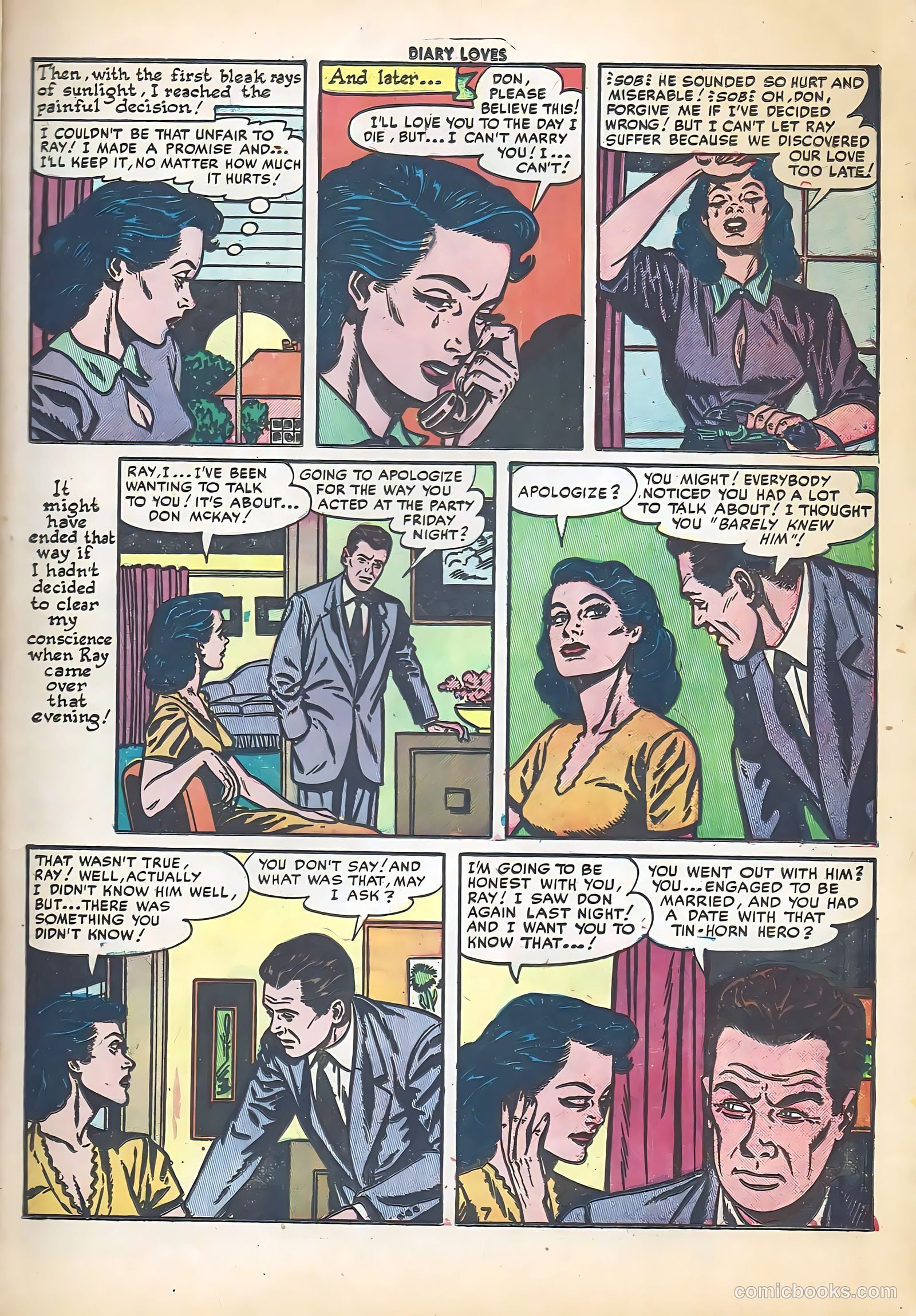 Diary Loves #26 (1952) — page 10 of 37