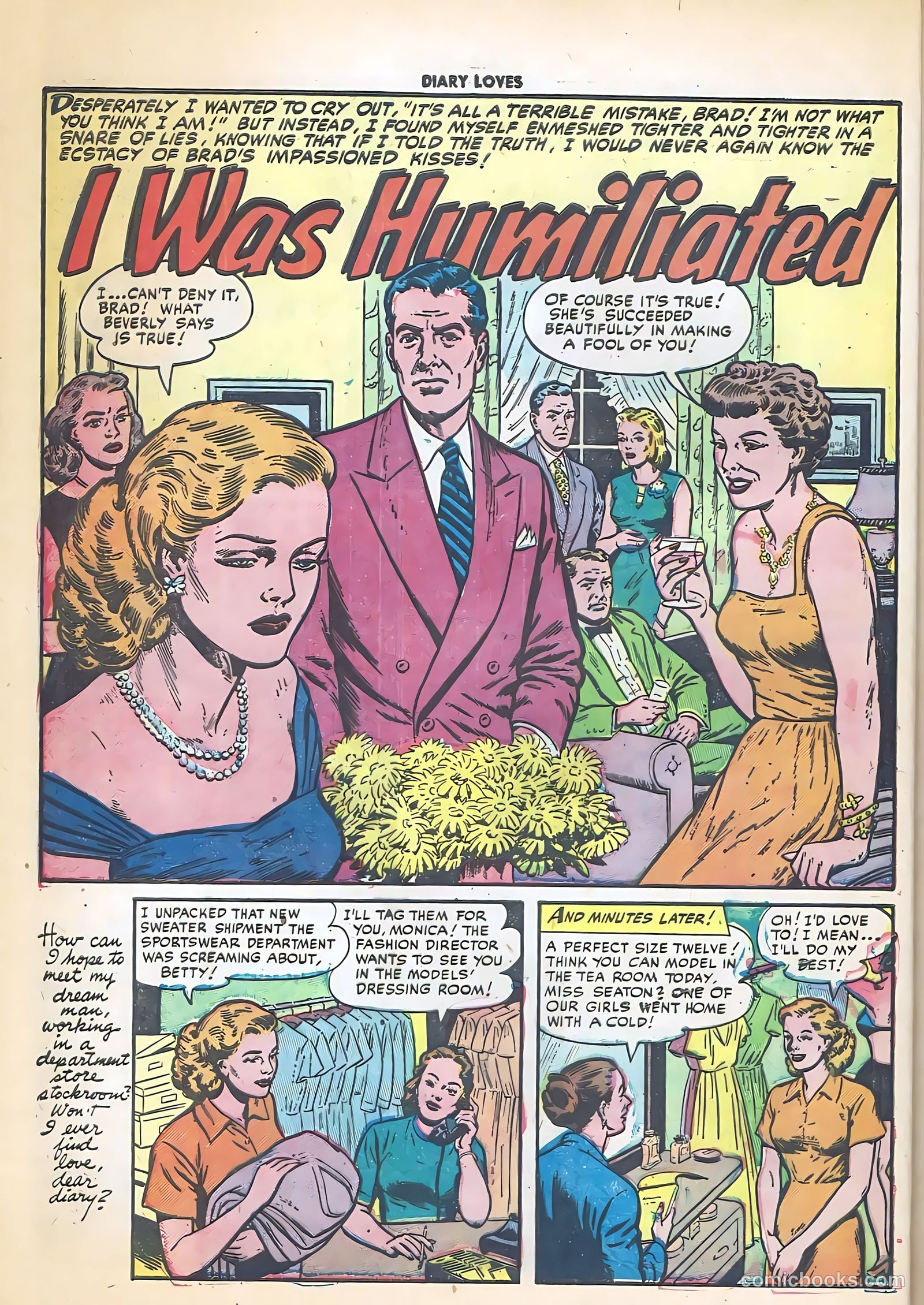 Diary Loves #26 (1952) — page 13 of 37