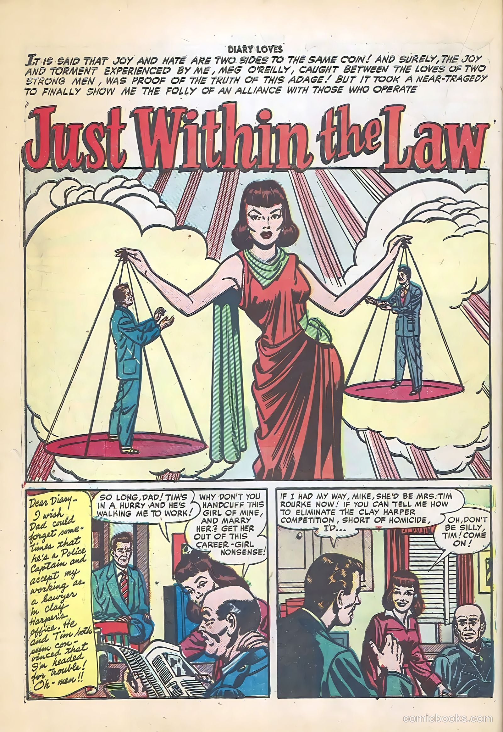 Diary Loves #26 (1952) — page 19 of 37