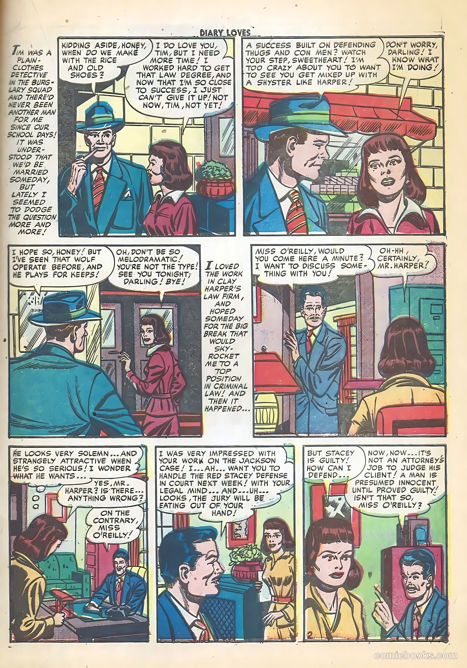 Diary Loves #26 (1952) — page 20 of 37