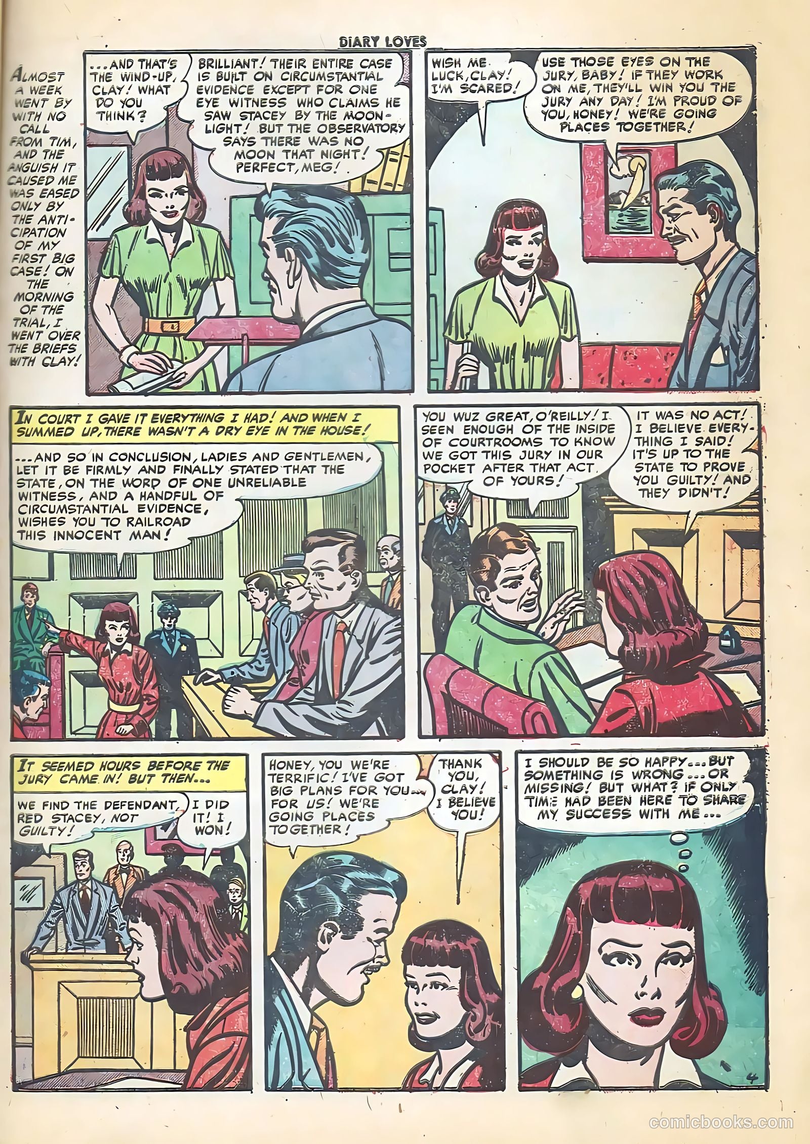 Diary Loves #26 (1952) — page 22 of 37