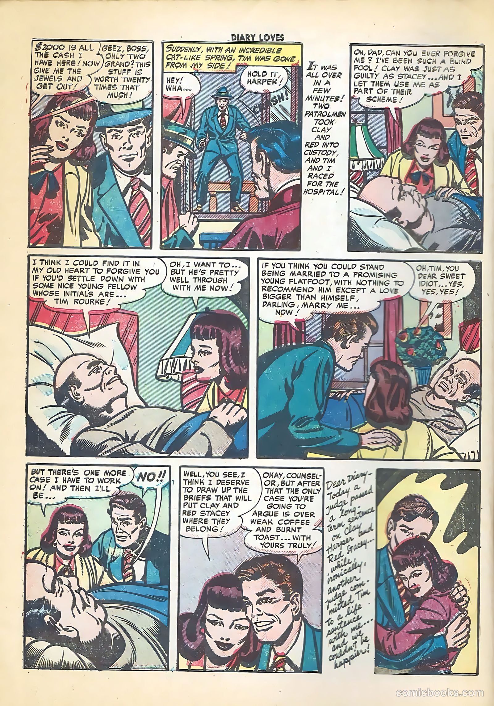 Diary Loves #26 (1952) — page 25 of 37
