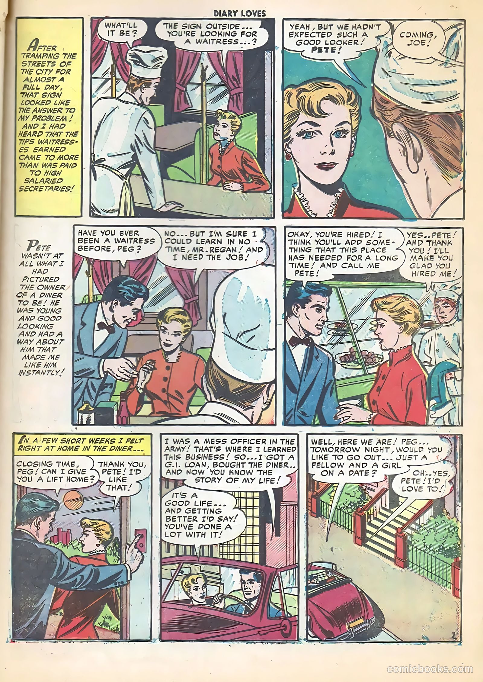 Diary Loves #26 (1952) — page 28 of 37