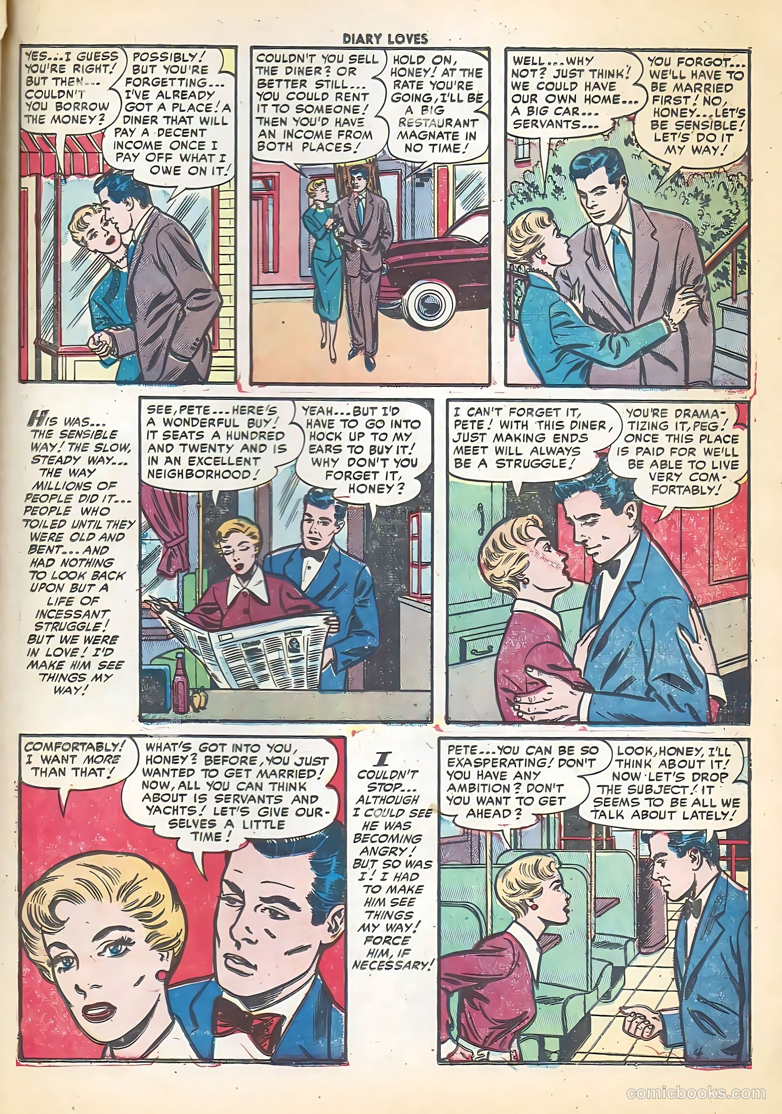Diary Loves #26 (1952) — page 30 of 37