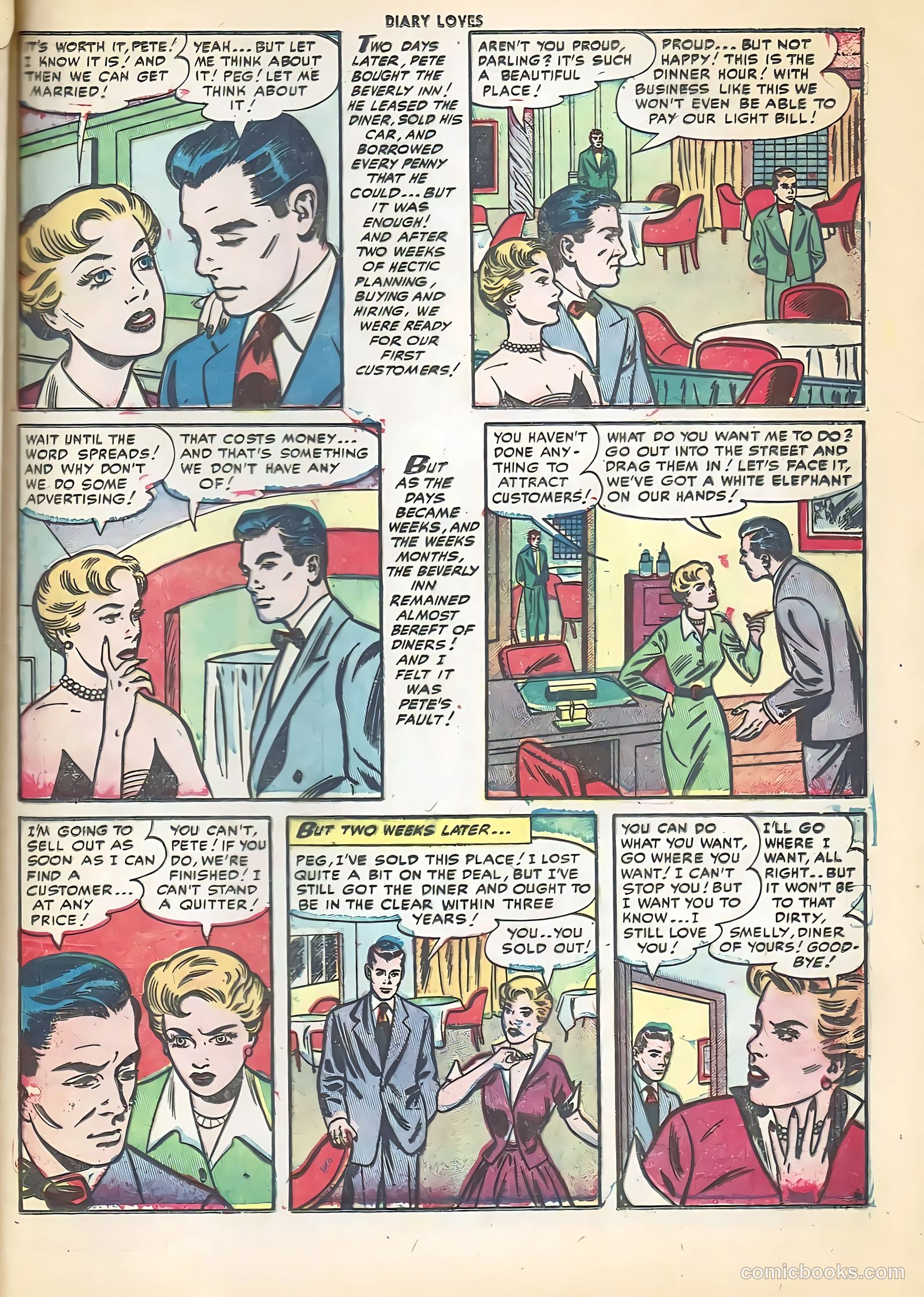 Diary Loves #26 (1952) — page 32 of 37