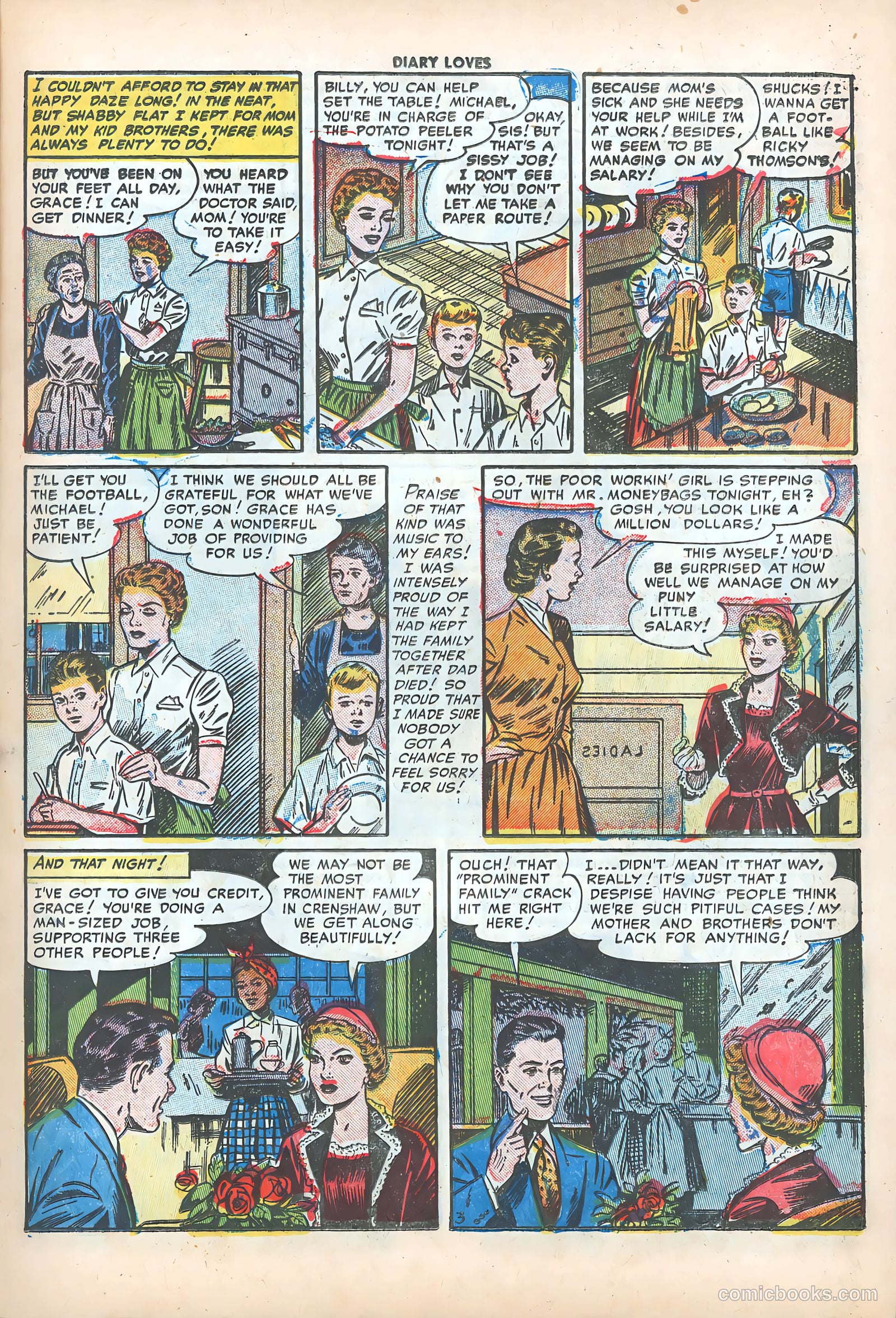 Diary Loves #27 (1952) — page 5 of 36