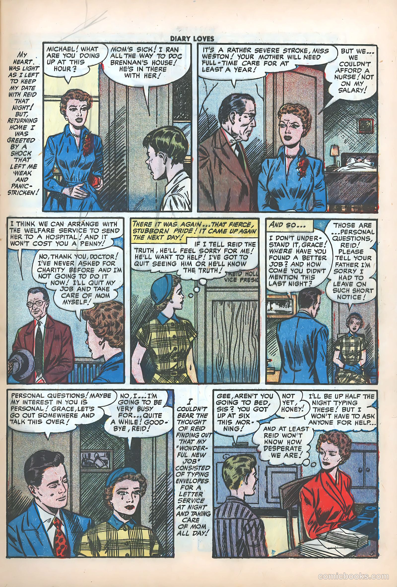 Diary Loves #27 (1952) — page 7 of 36