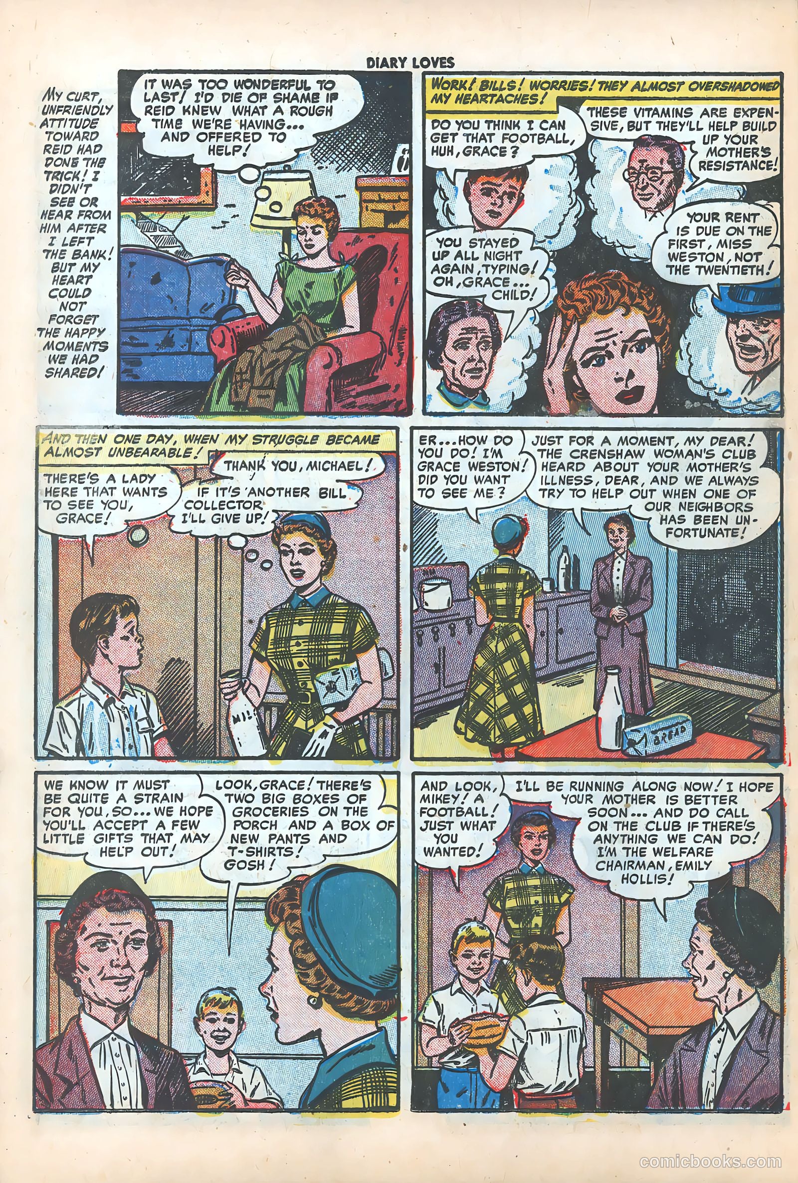 Diary Loves #27 (1952) — page 8 of 36