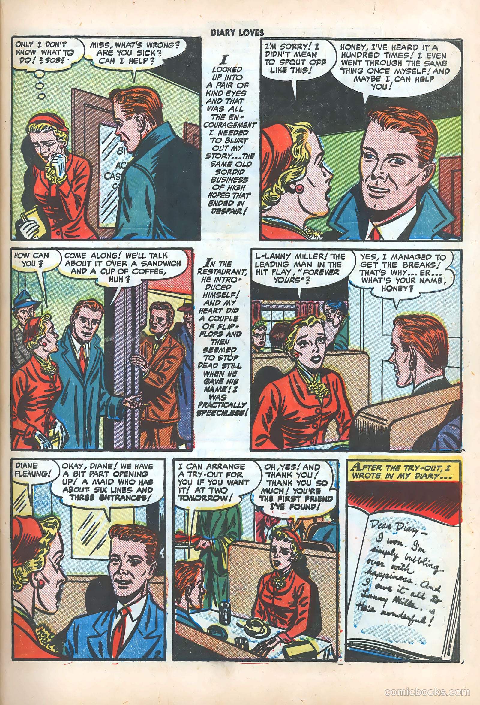 Diary Loves #27 (1952) — page 13 of 36