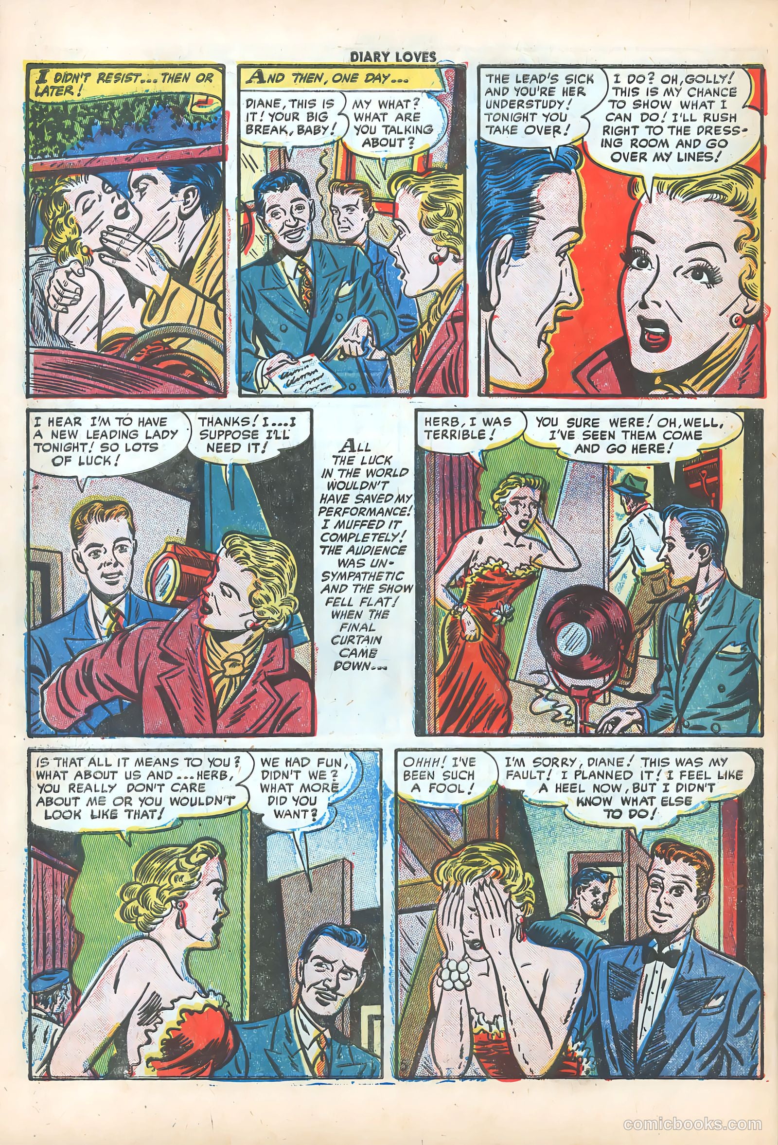 Diary Loves #27 (1952) — page 16 of 36