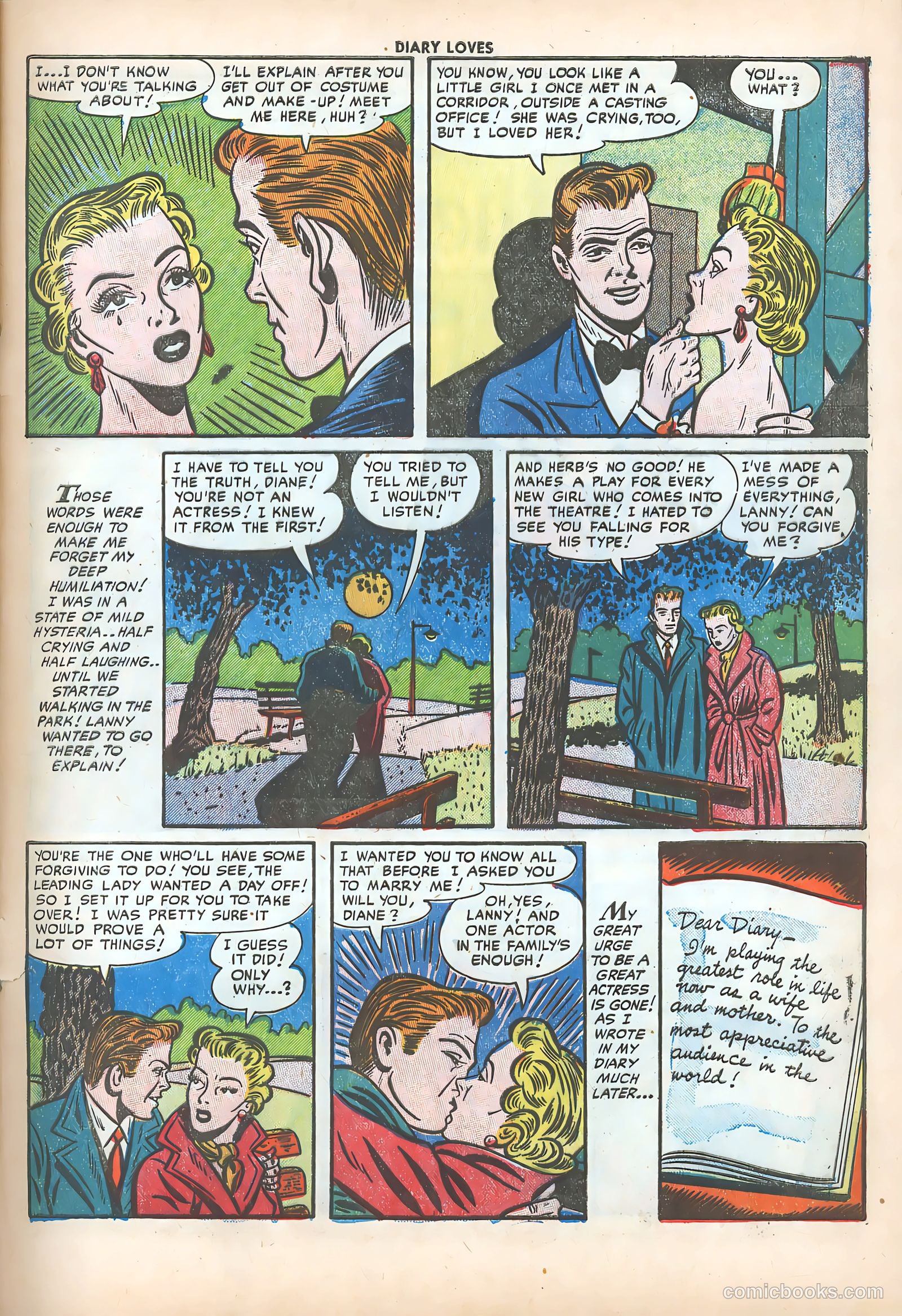 Diary Loves #27 (1952) — page 17 of 36