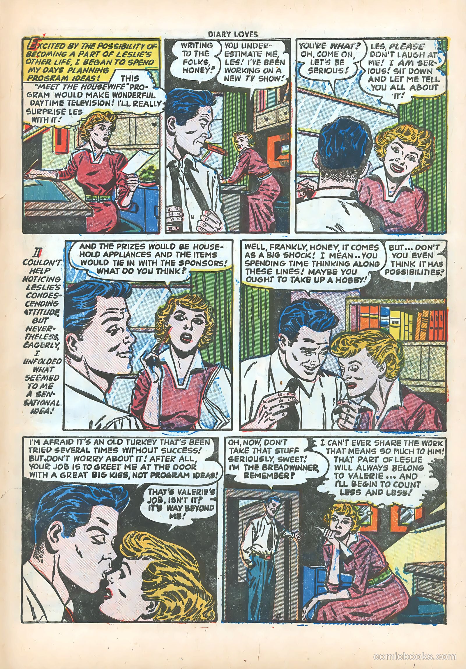 Diary Loves #27 (1952) — page 21 of 36