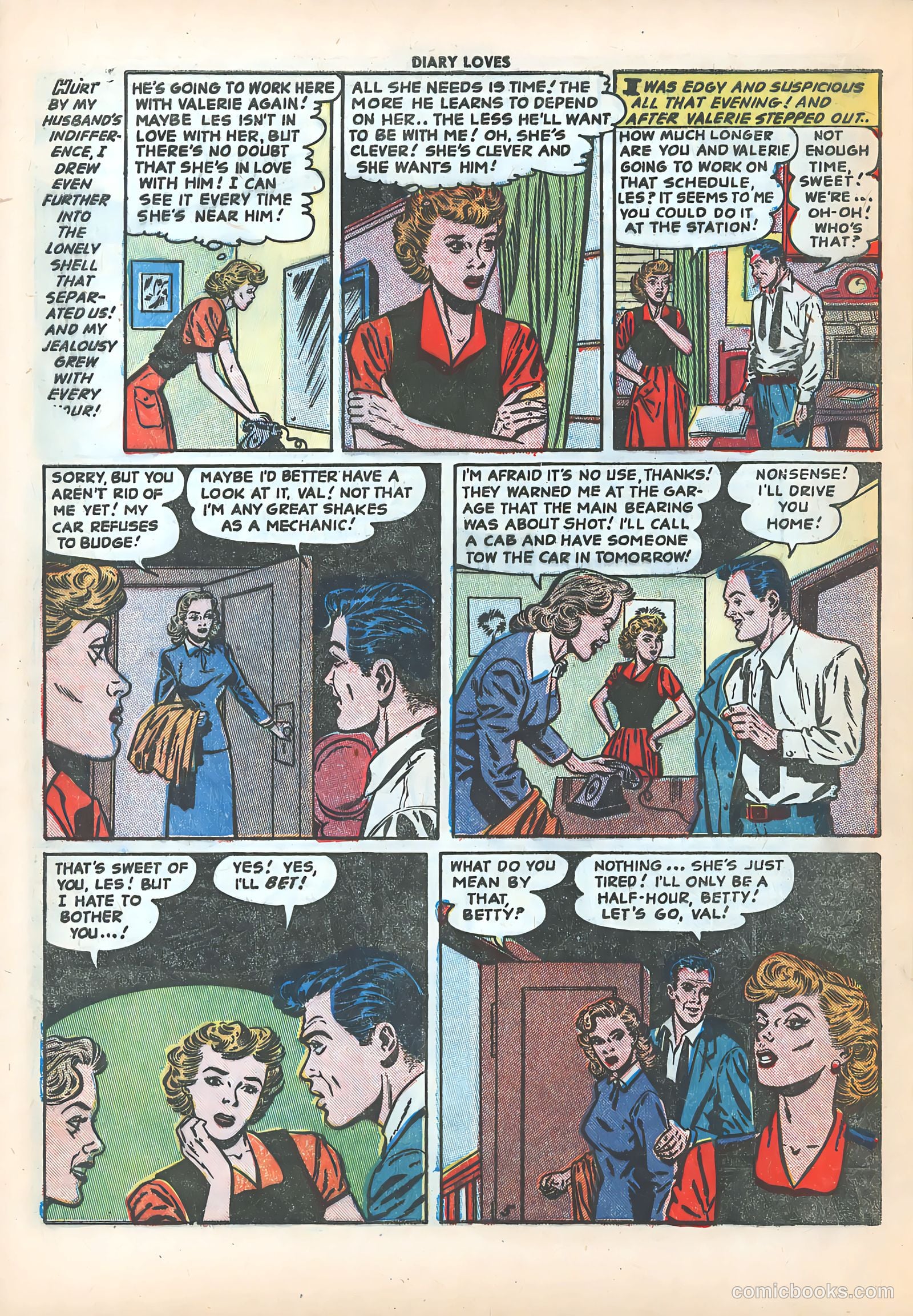 Diary Loves #27 (1952) — page 22 of 36