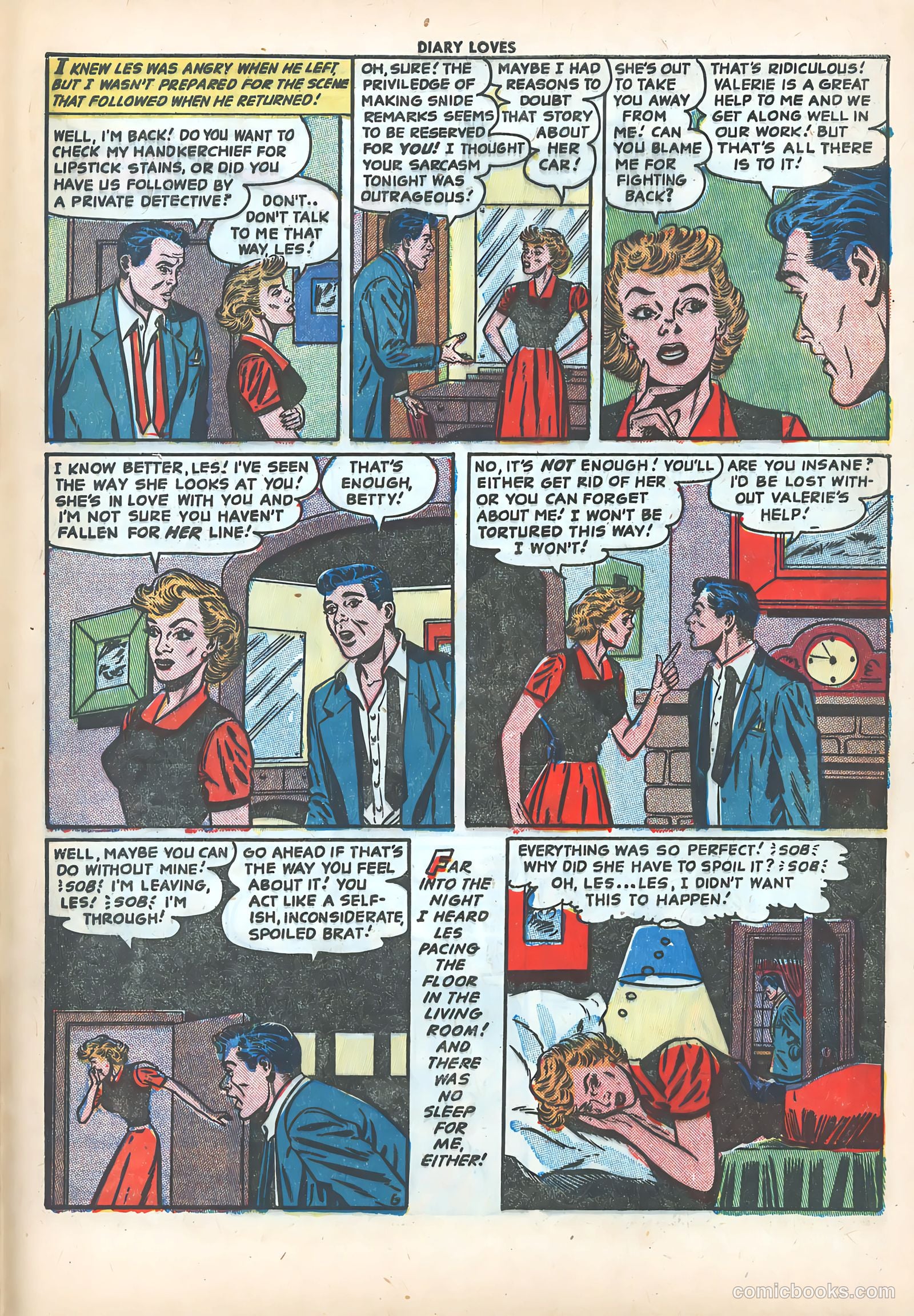 Diary Loves #27 (1952) — page 23 of 36