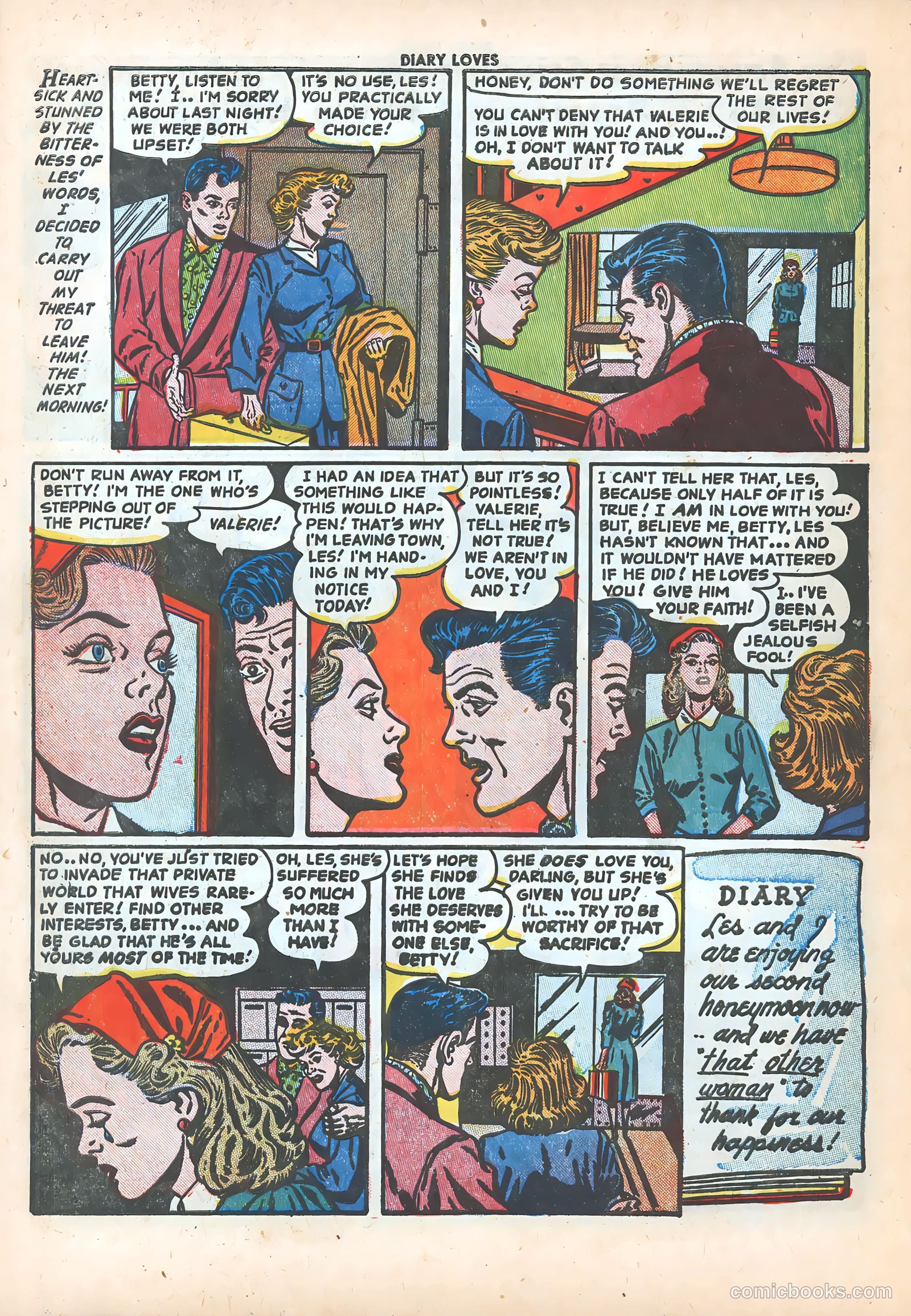 Diary Loves #27 (1952) — page 24 of 36