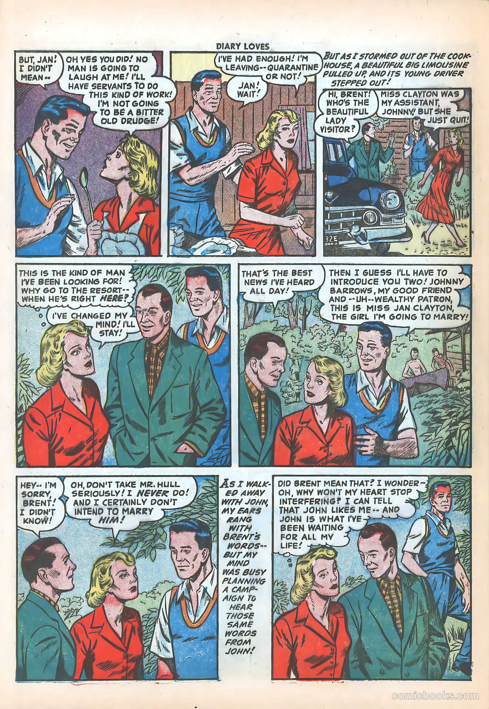 Diary Loves #27 (1952) — page 30 of 36