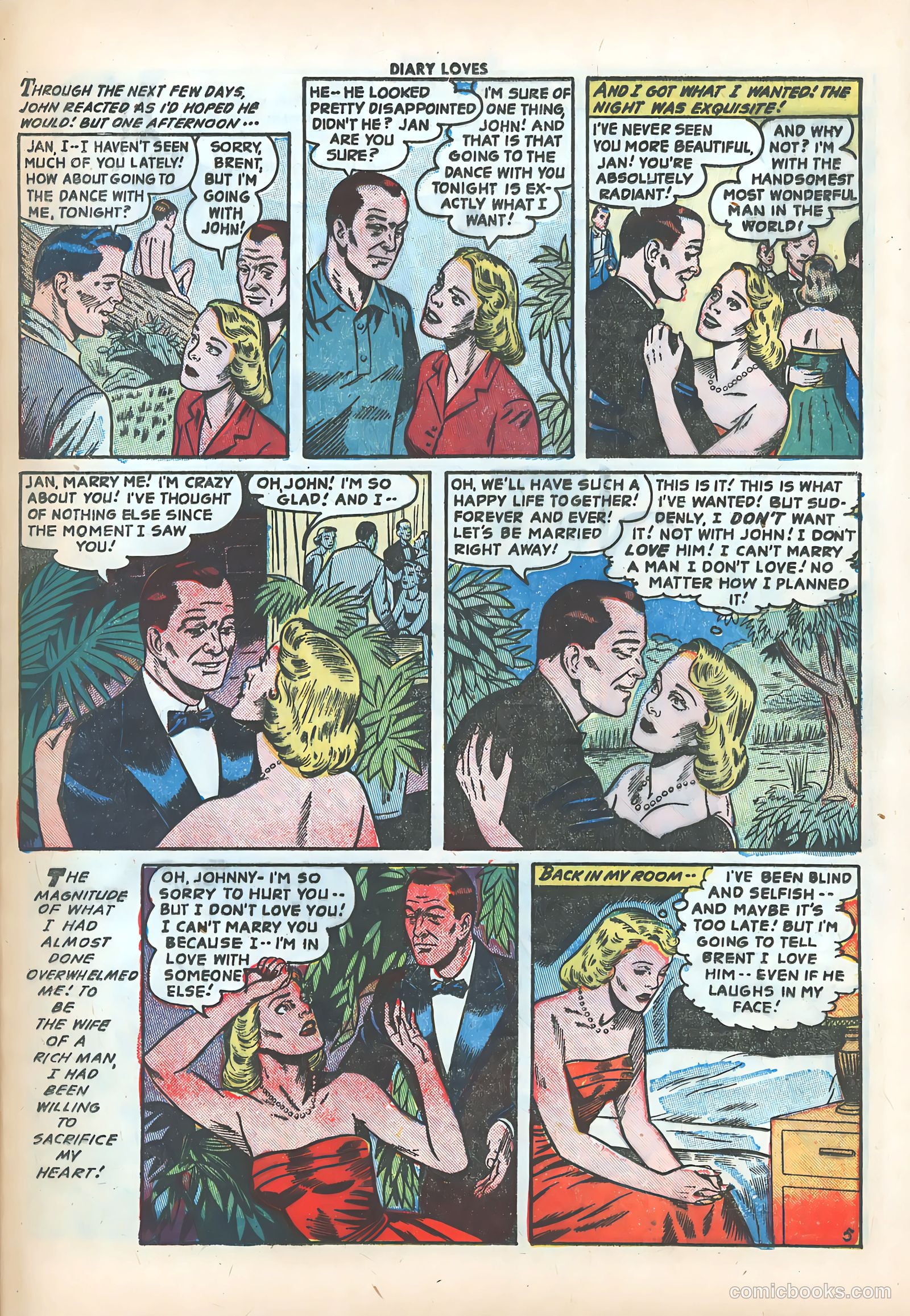Diary Loves #27 (1952) — page 31 of 36
