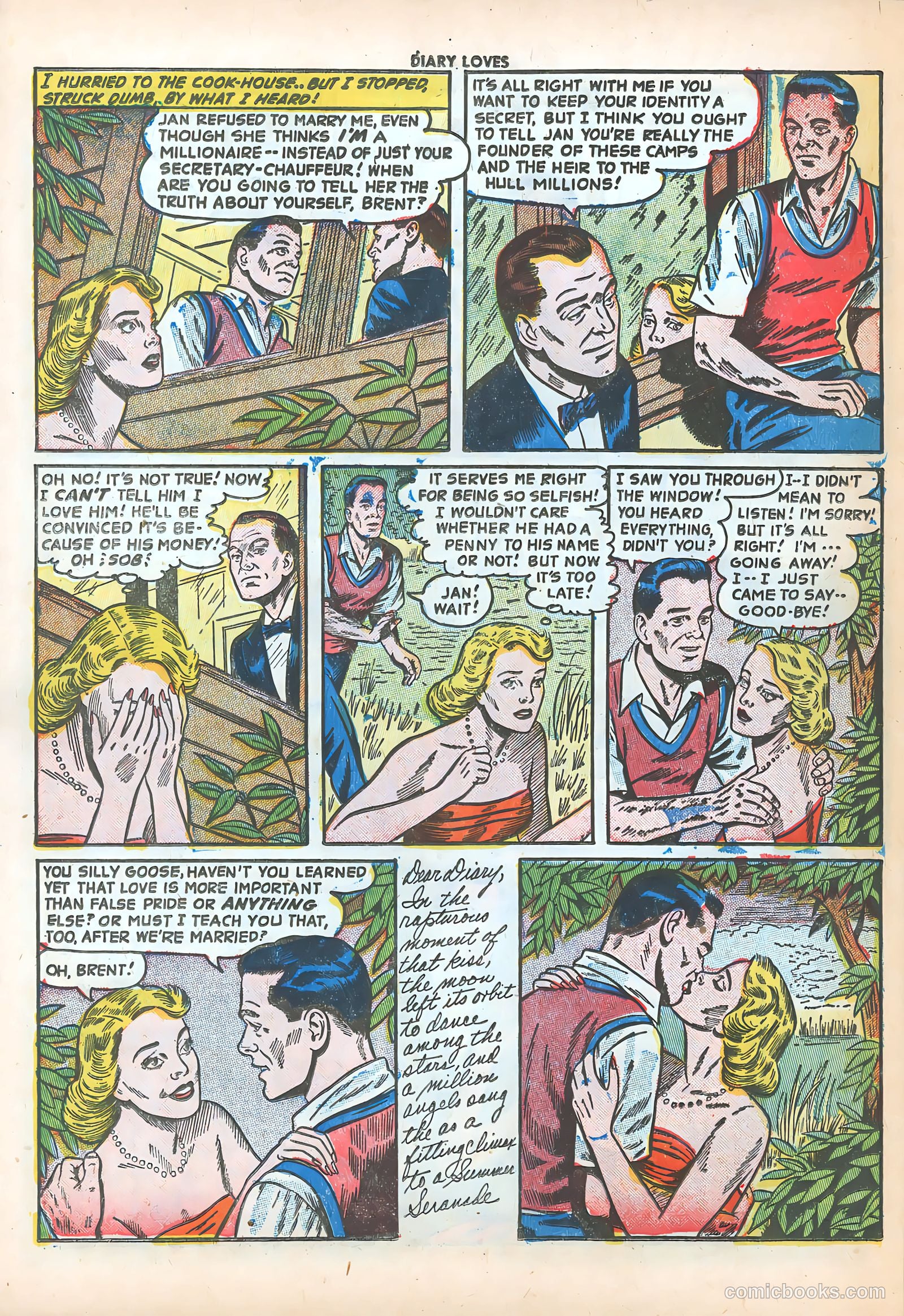 Diary Loves #27 (1952) — page 32 of 36