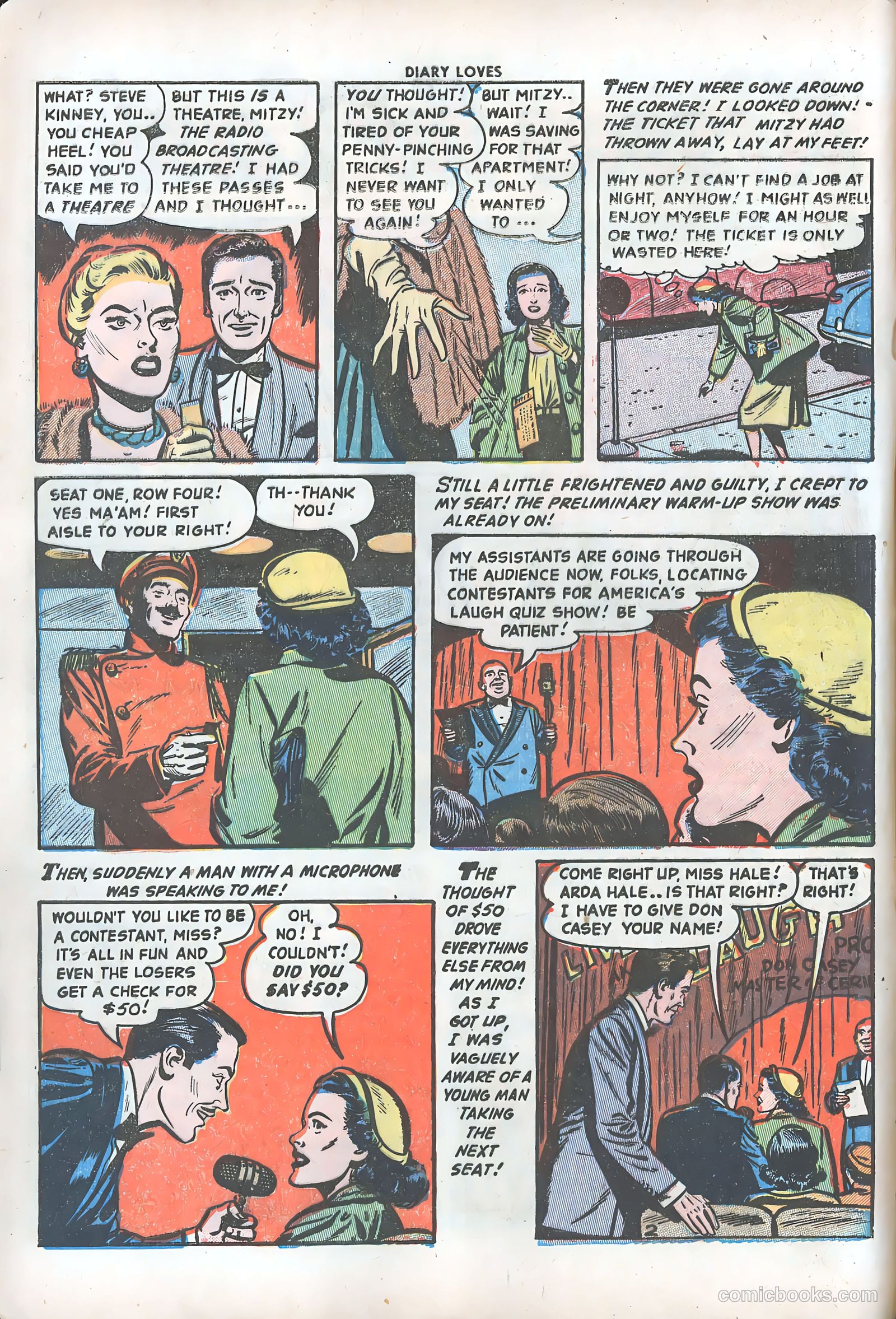 Diary Loves #28 (1953) — page 5 of 37