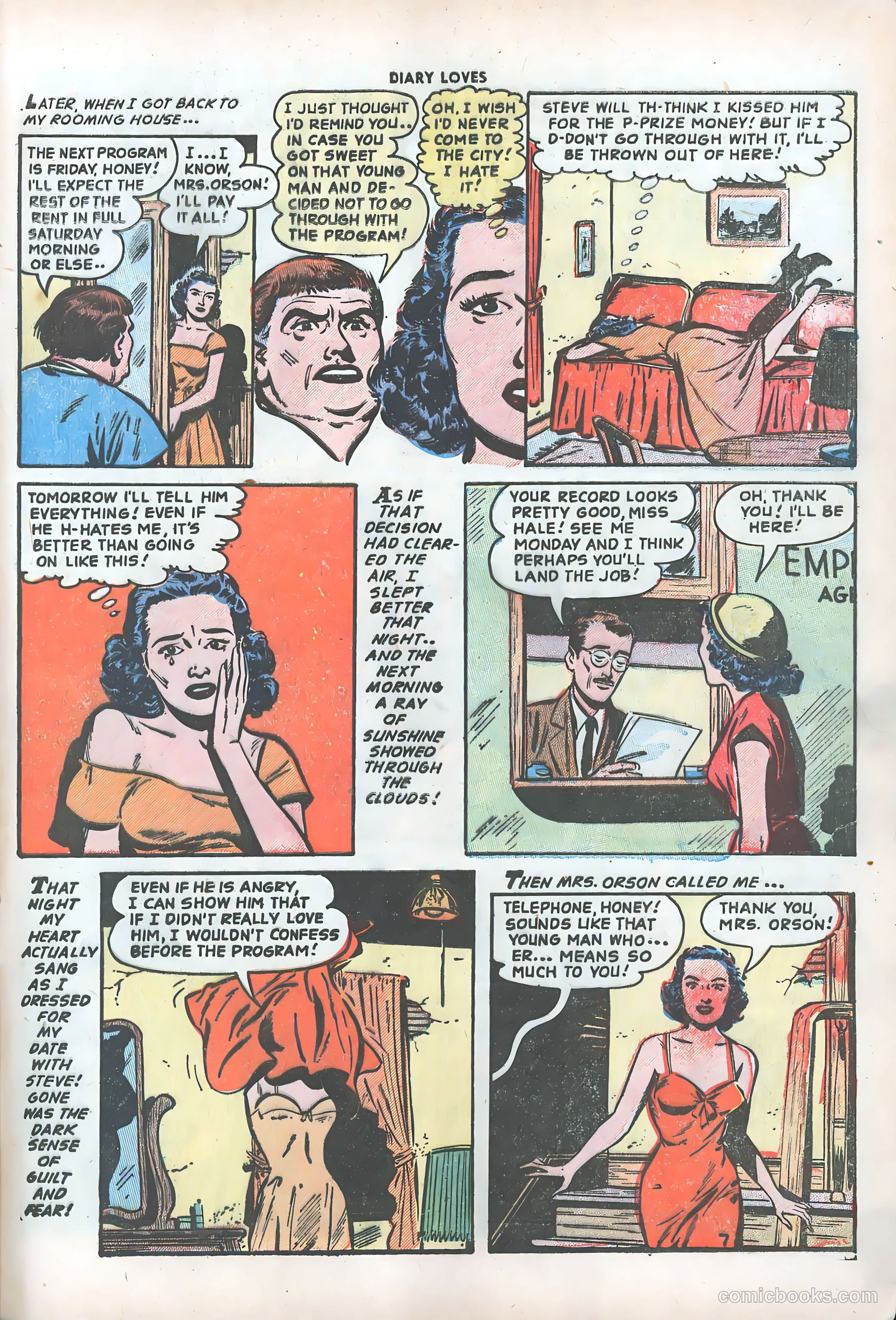 Diary Loves #28 (1953) — page 10 of 37