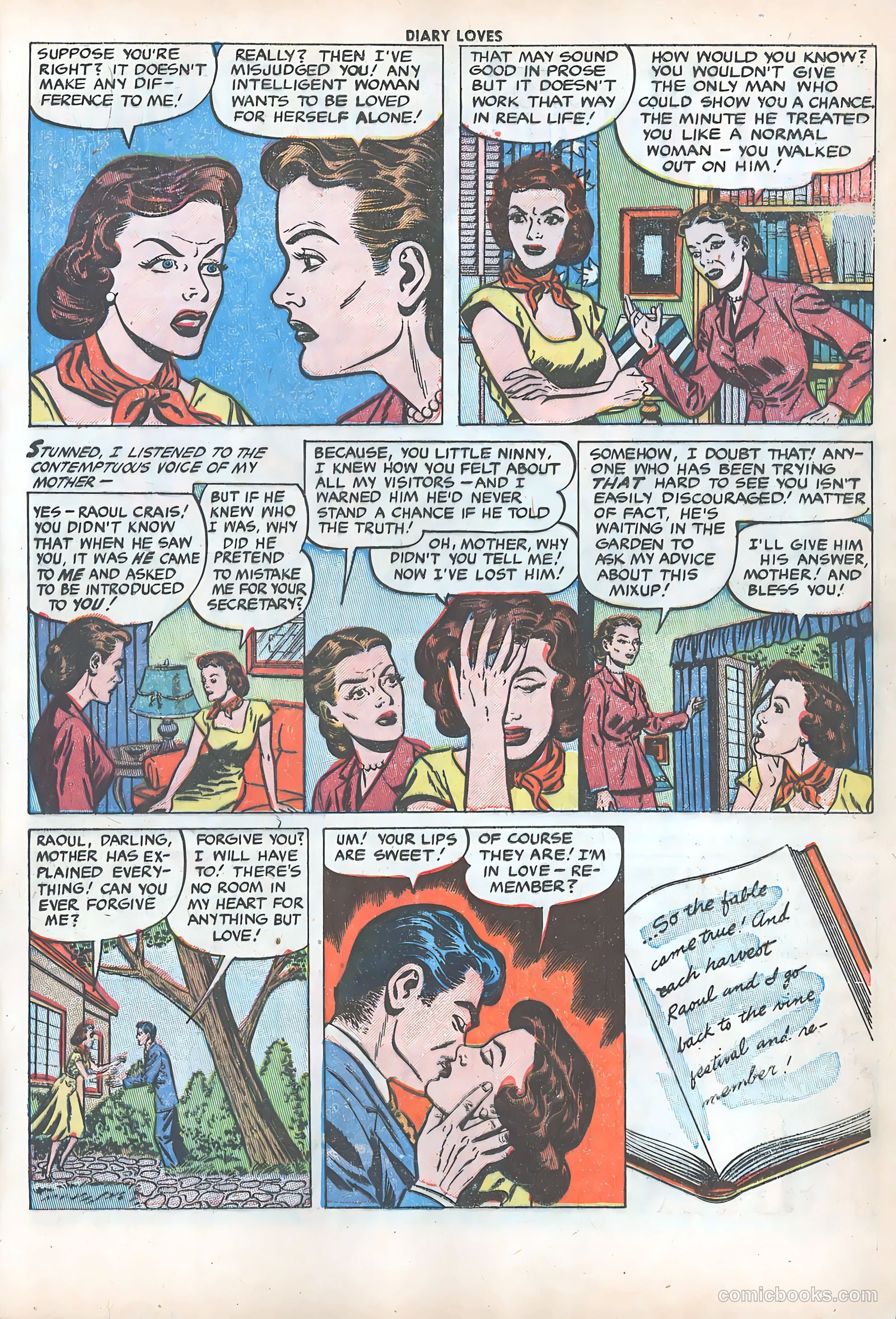 Diary Loves #28 (1953) — page 18 of 37
