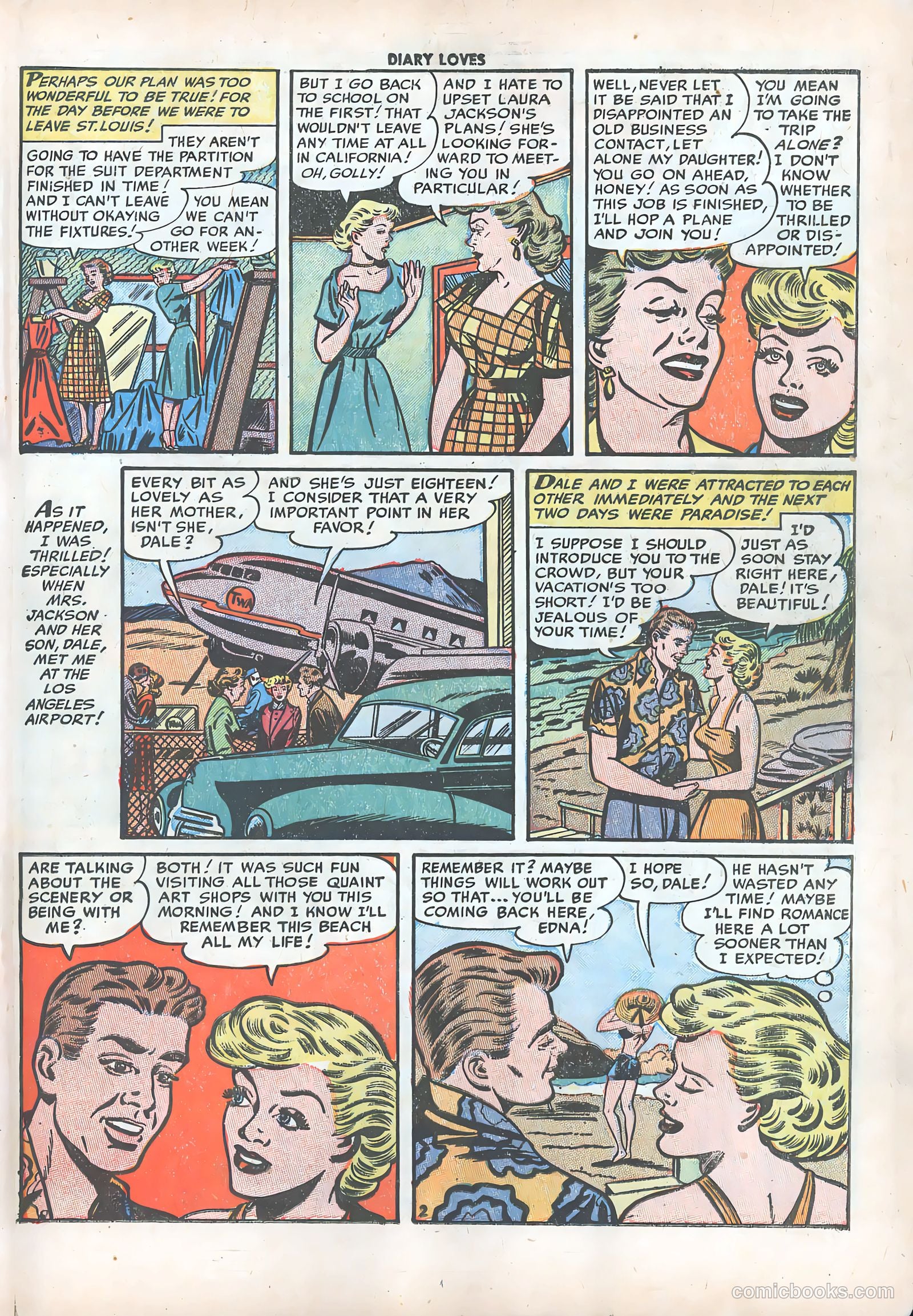 Diary Loves #28 (1953) — page 20 of 37