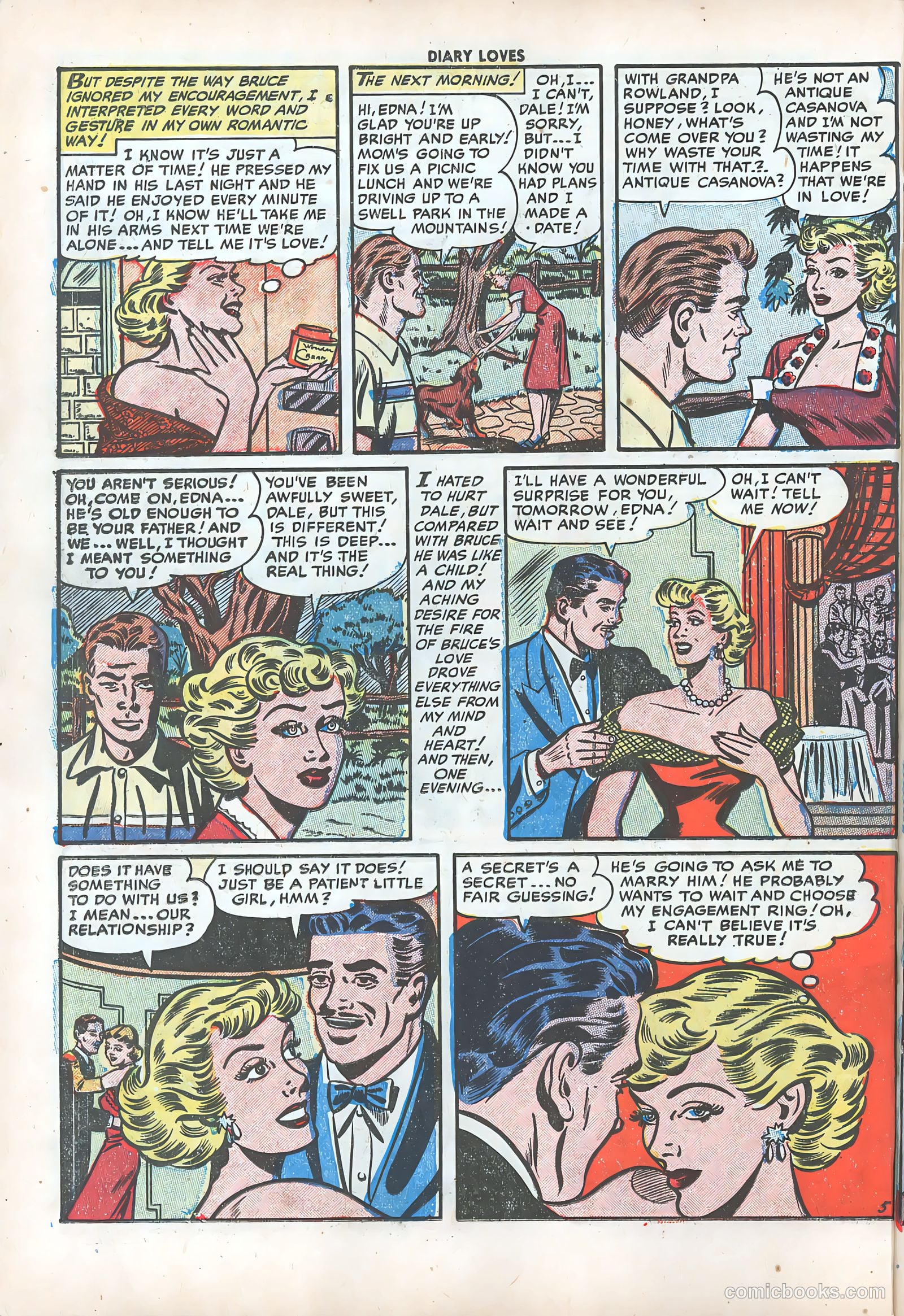 Diary Loves #28 (1953) — page 23 of 37