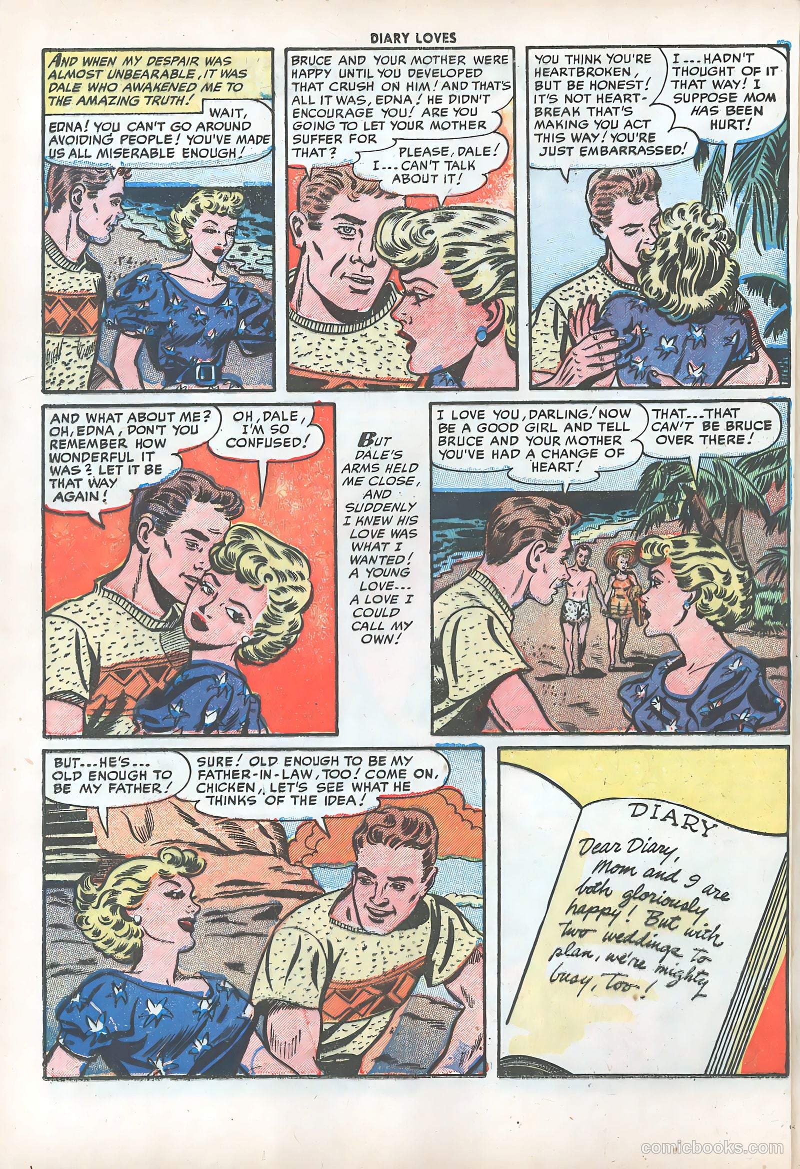 Diary Loves #28 (1953) — page 25 of 37