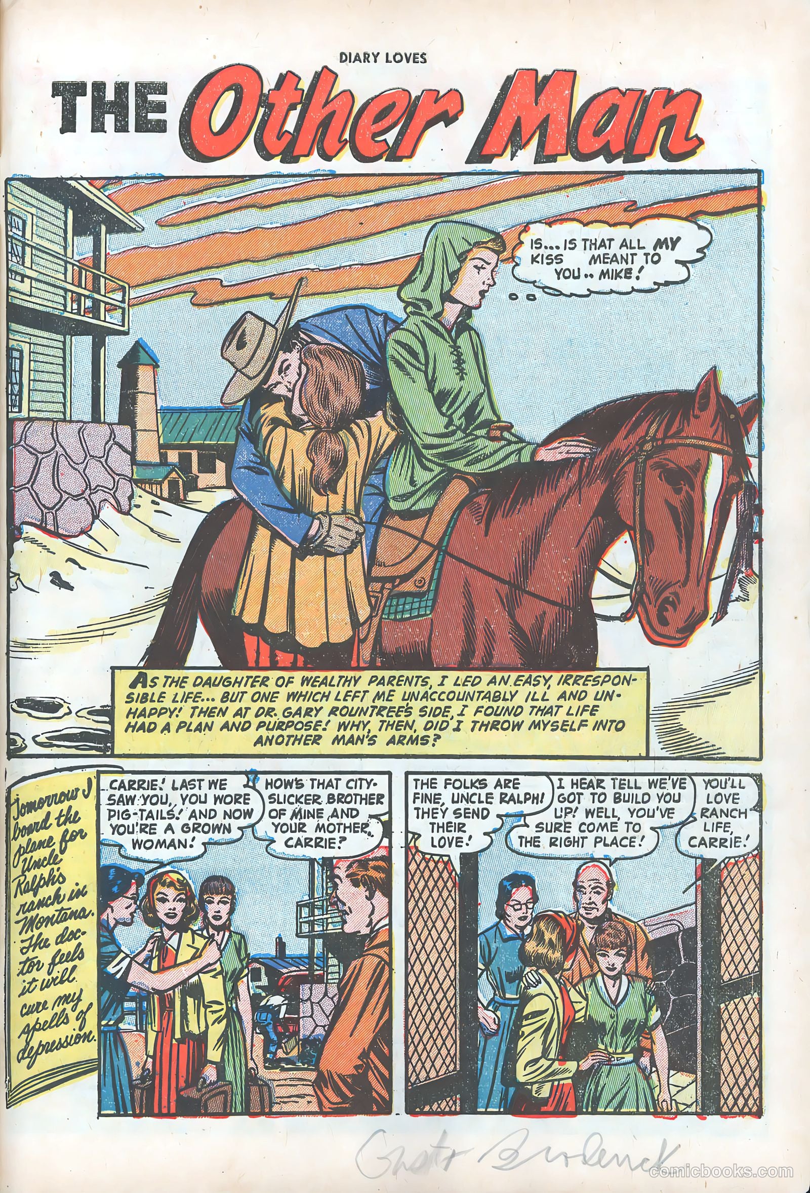 Diary Loves #28 (1953) — page 28 of 37
