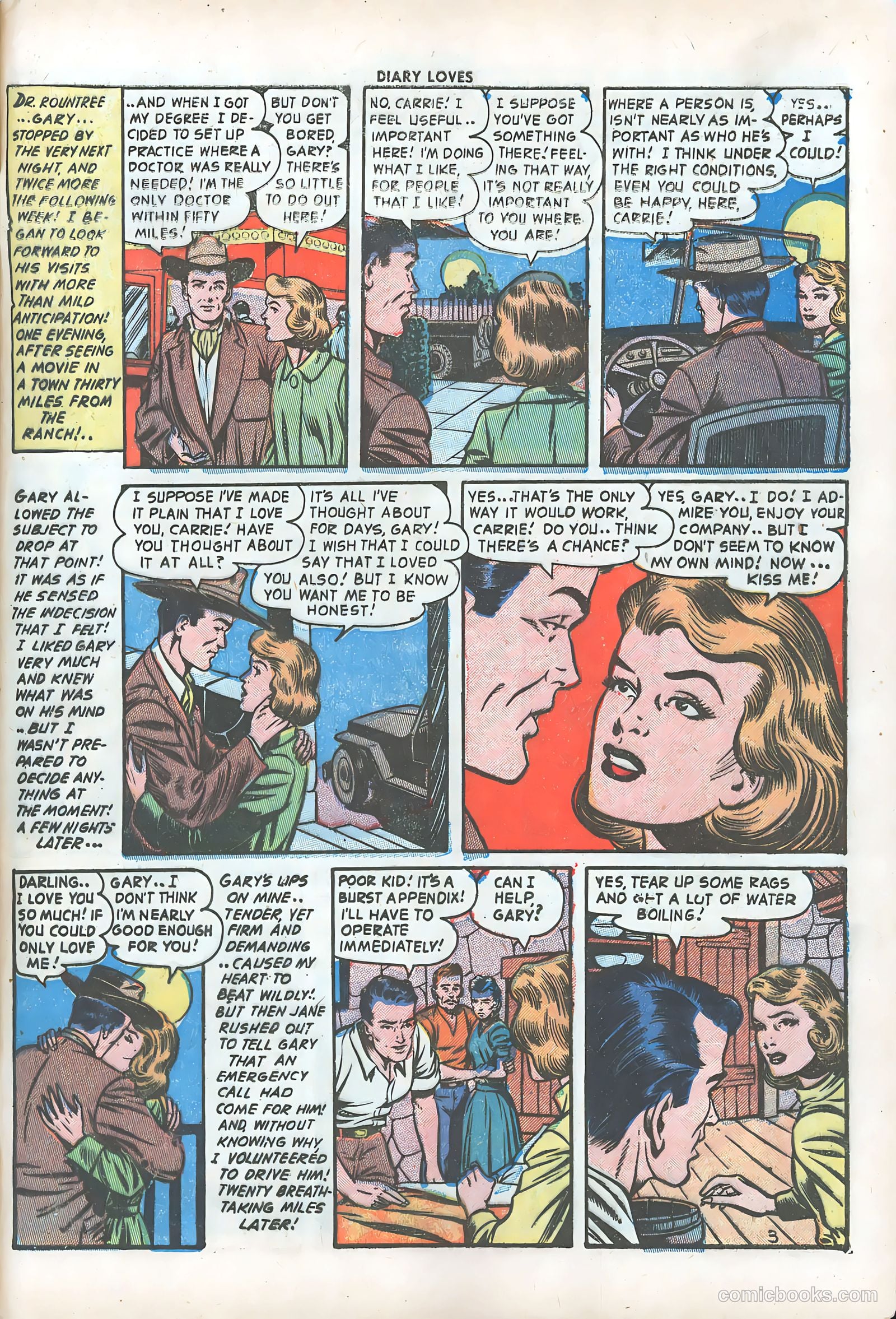 Diary Loves #28 (1953) — page 30 of 37