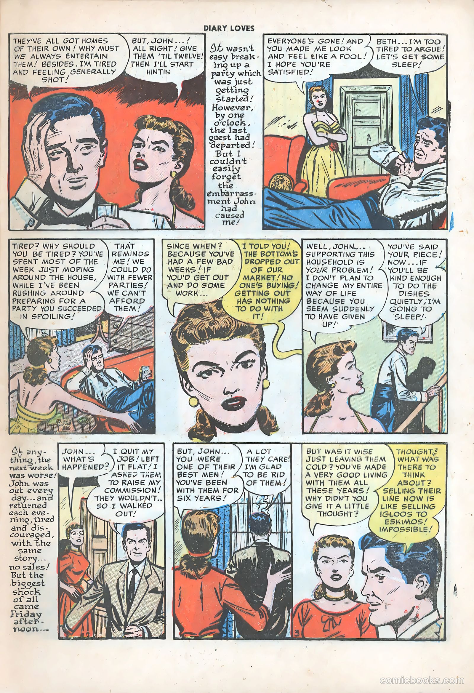 Diary Loves #29 (1953) — page 5 of 36