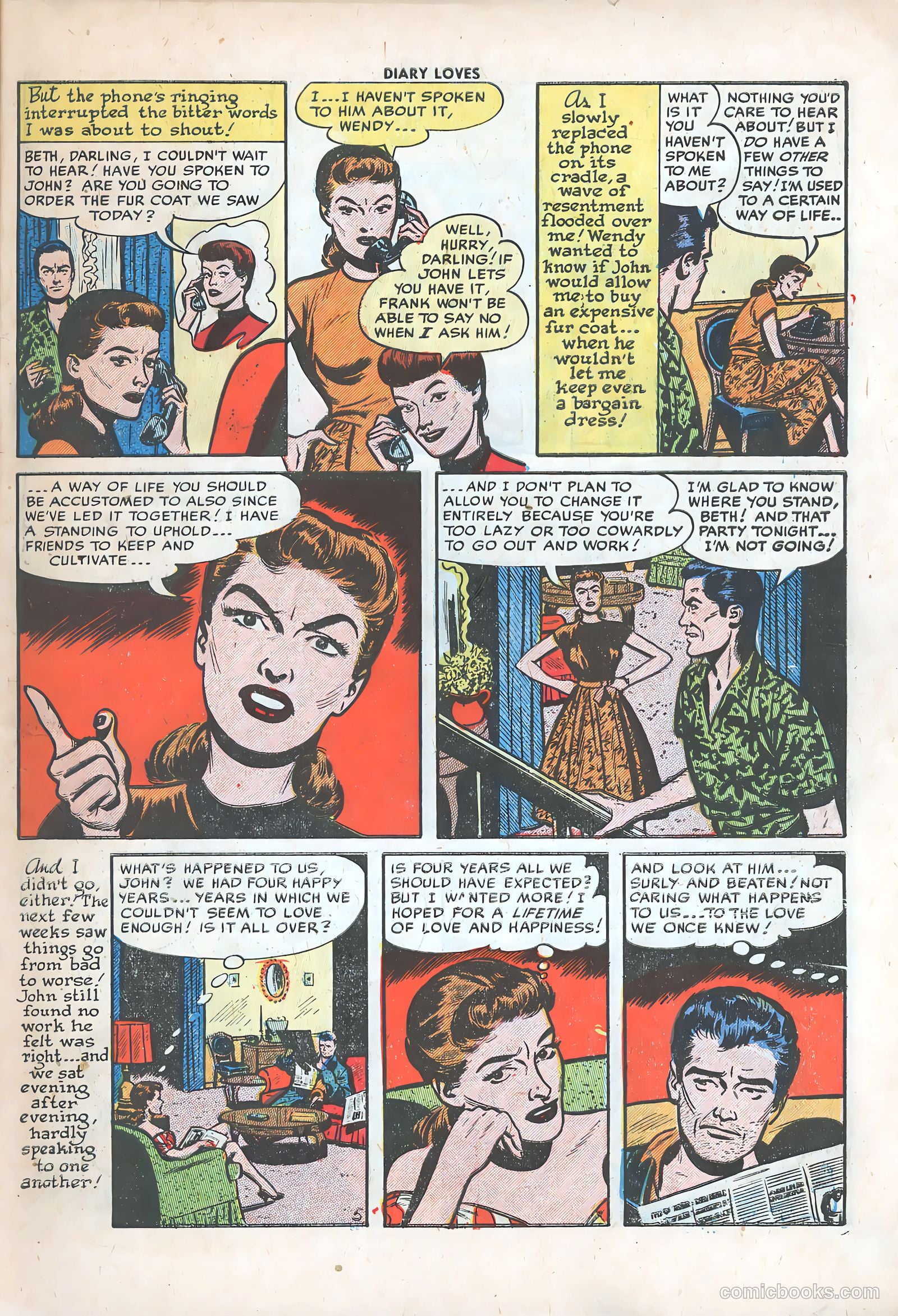 Diary Loves #29 (1953) — page 7 of 36