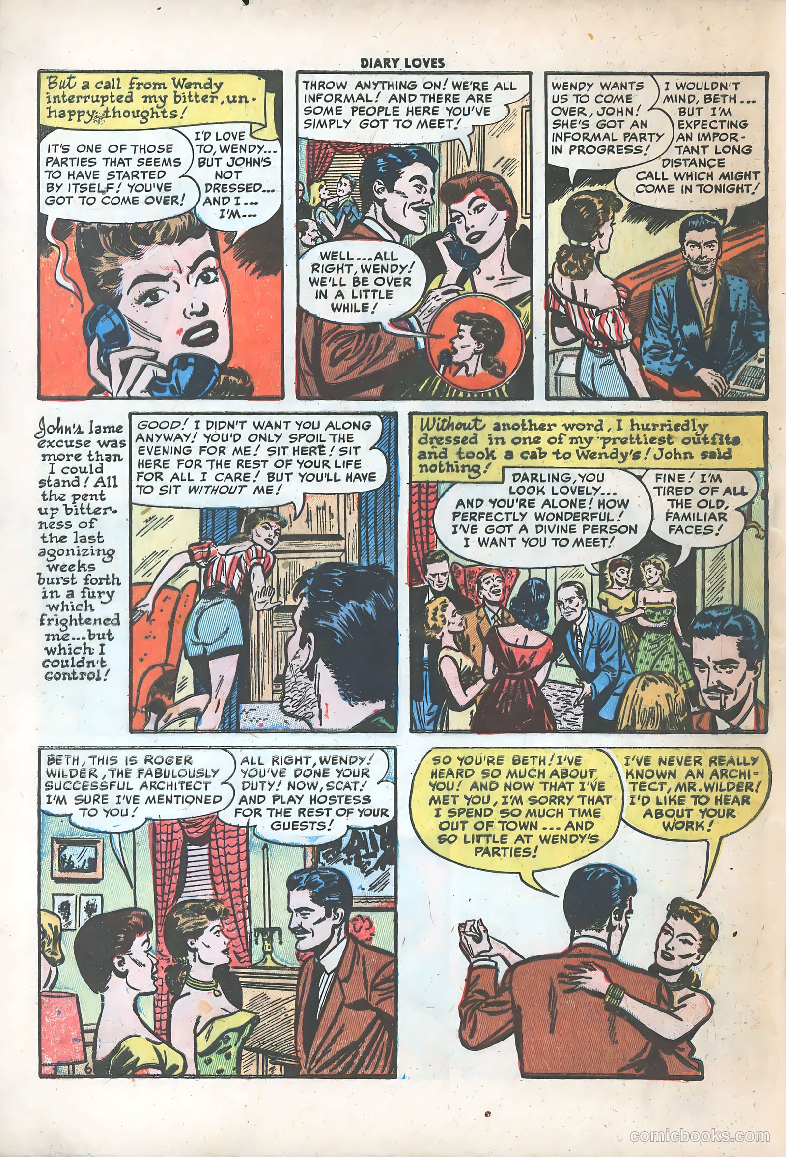 Diary Loves #29 (1953) — page 8 of 36