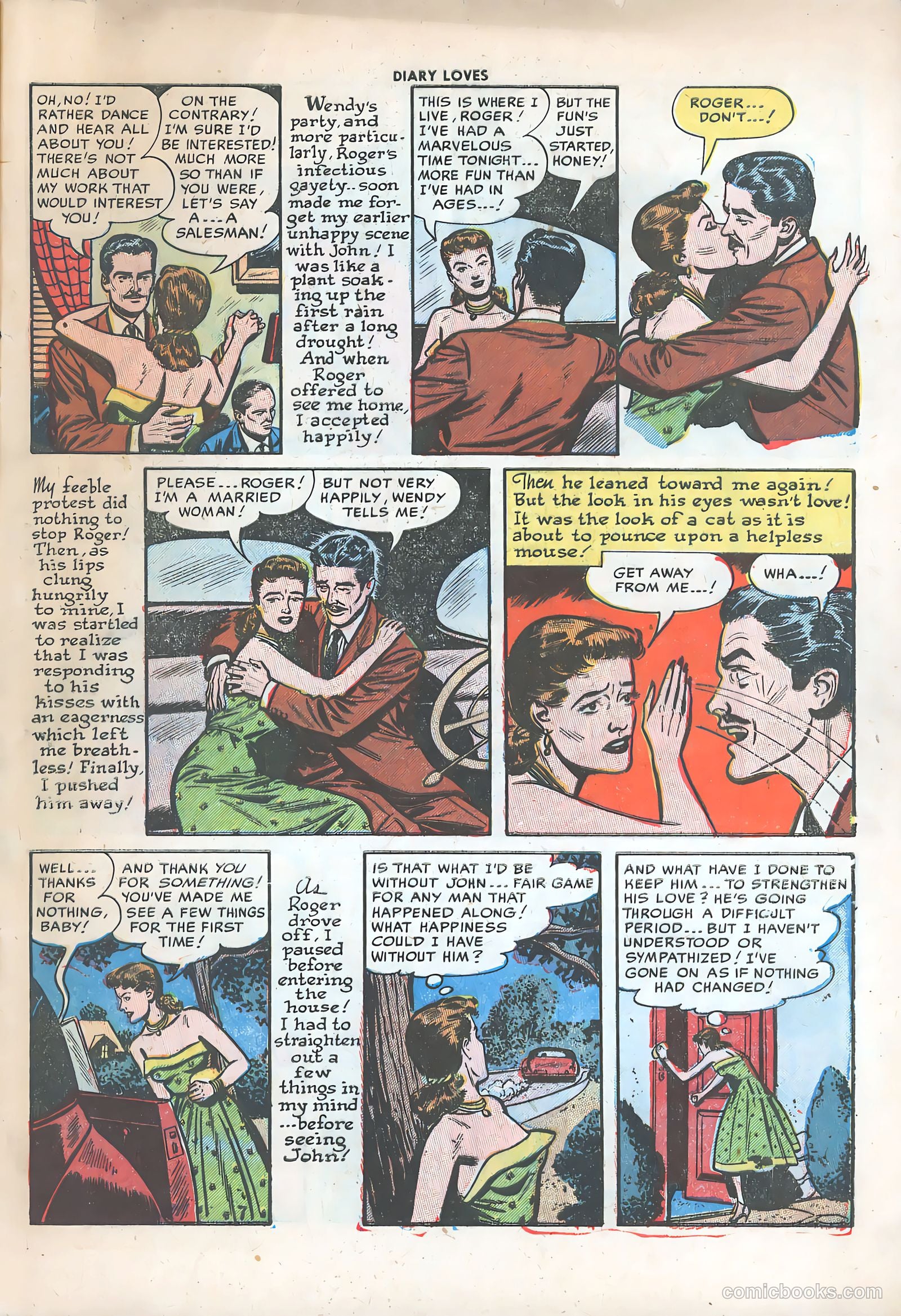 Diary Loves #29 (1953) — page 9 of 36