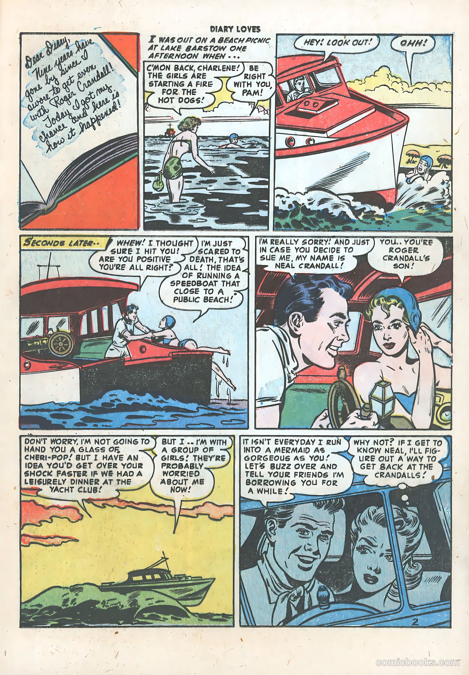 Diary Loves #29 (1953) — page 13 of 36