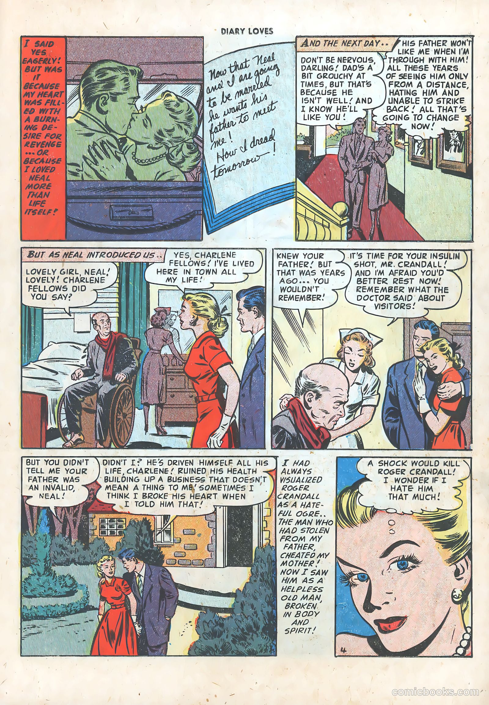 Diary Loves #29 (1953) — page 15 of 36