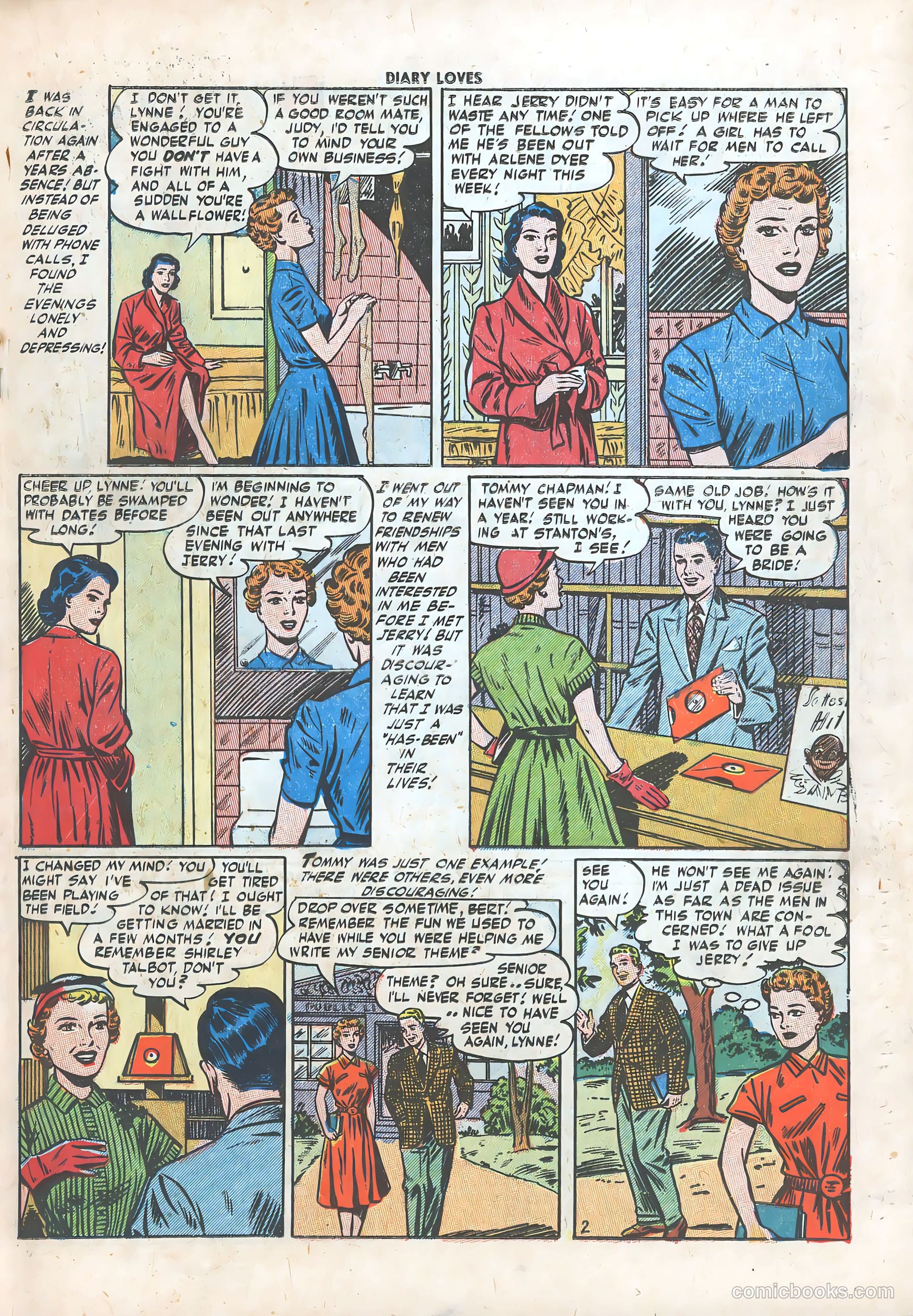 Diary Loves #29 (1953) — page 19 of 36