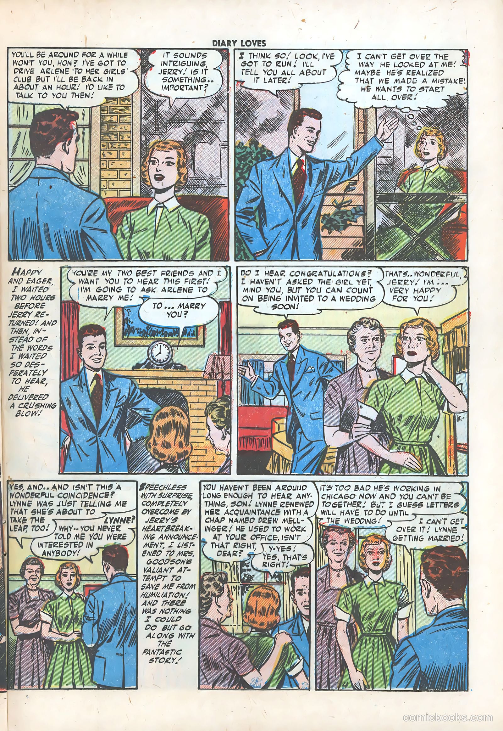 Diary Loves #29 (1953) — page 21 of 36