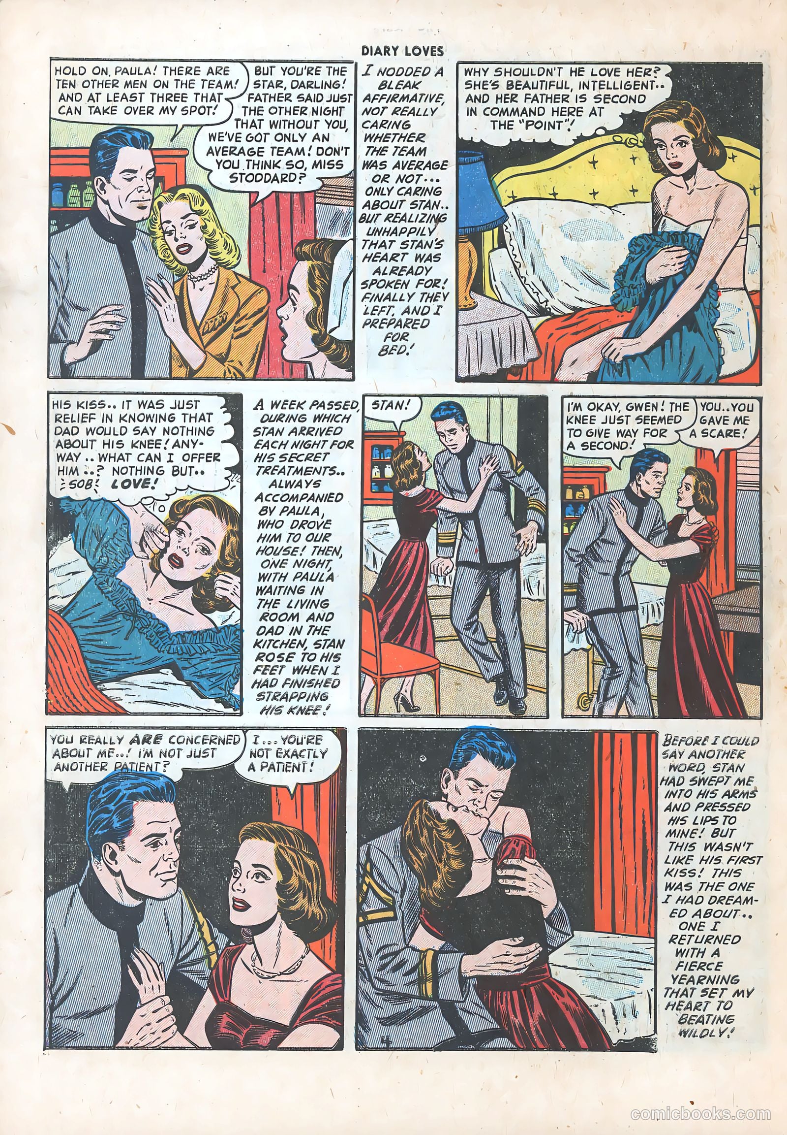 Diary Loves #29 (1953) — page 30 of 36